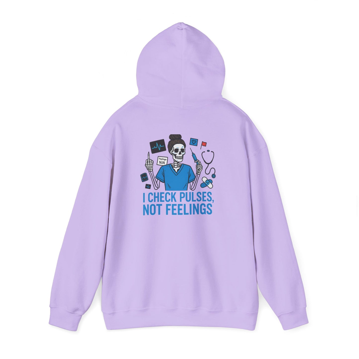 “I Check Pulses, Not Feelings” – Emotionally Unavailable Hoodie