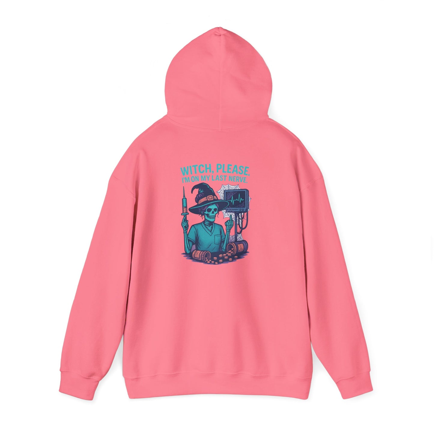 Charming Witchy Sweatshirt, Cozy Autumn Apparel, Halloween Gift for Her, Unisex Fall Hoodie, Casual Witch Theme Sweatshirt