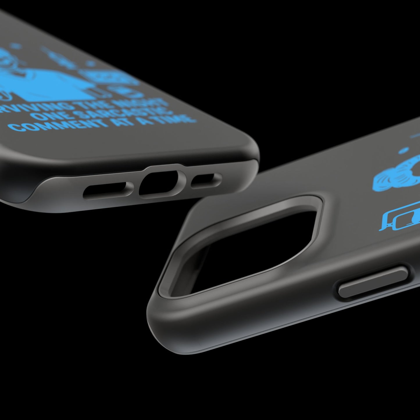 “Surviving the Night One Sarcastic Comment at a Time” – Nurse Life Phone Case