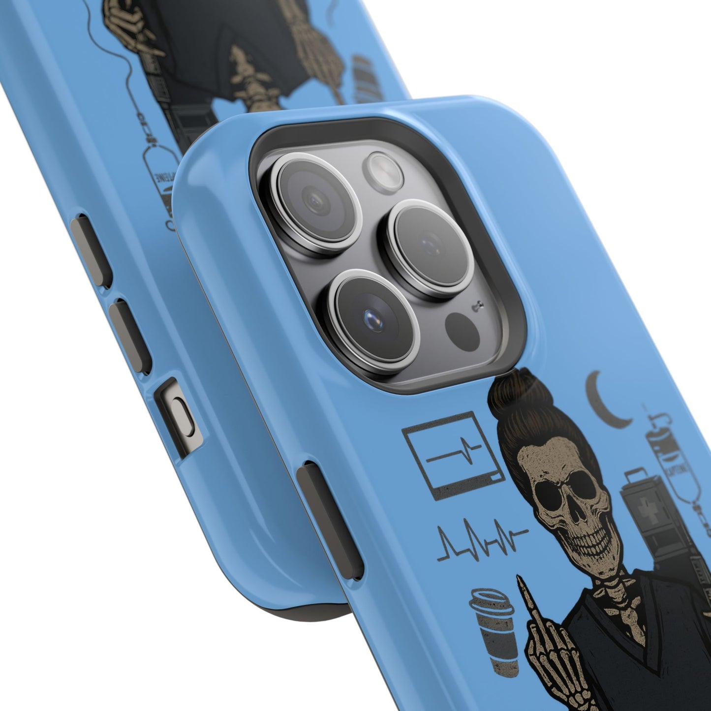 “It’s Not Night Shift Until Someone Cries and Someone Codes” – Nurse Chaos Phone Case