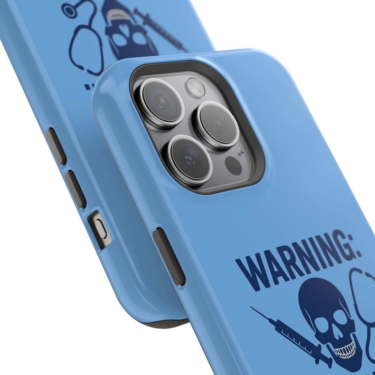 Warning May Stab Repeatedly Phone Case | Quirky Medical Humor, Gift for Healthcare Workers, Fun Phone Accessories, Doctors' Gift, Nurse Gift