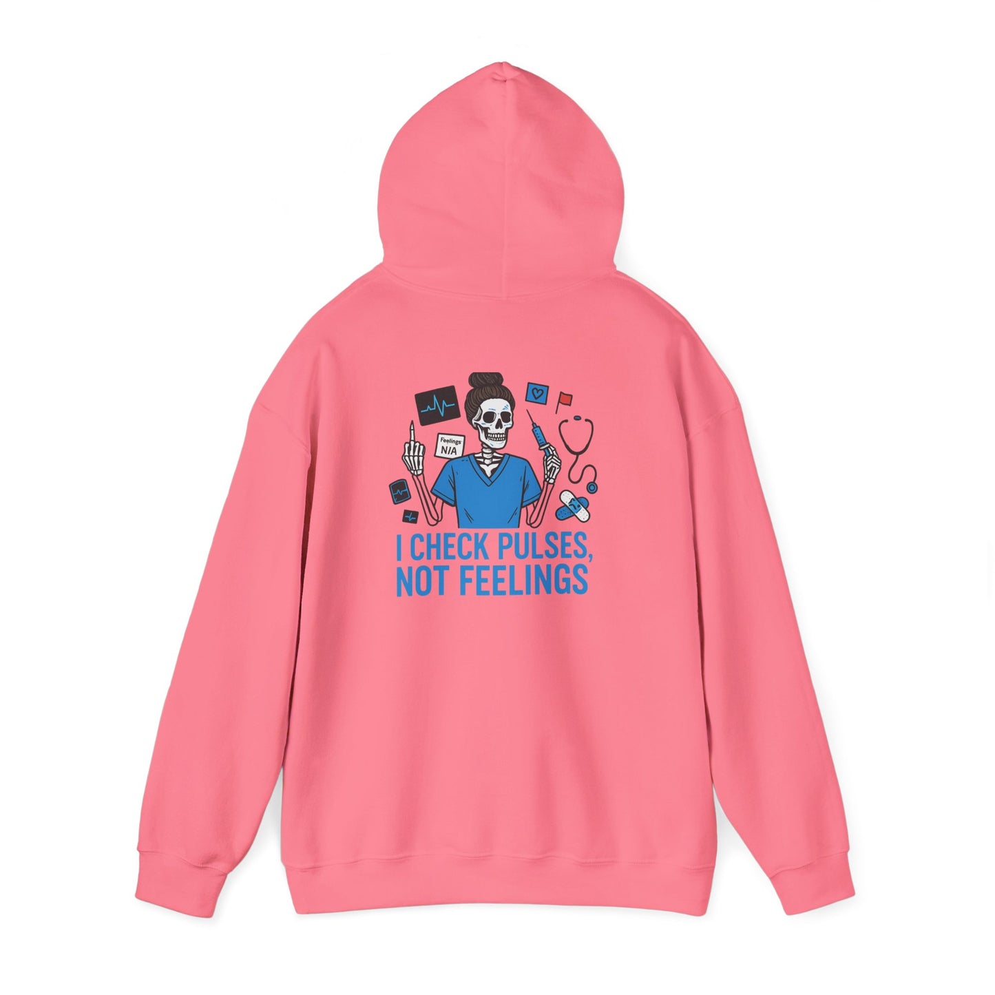 “I Check Pulses, Not Feelings” – Emotionally Unavailable Hoodie