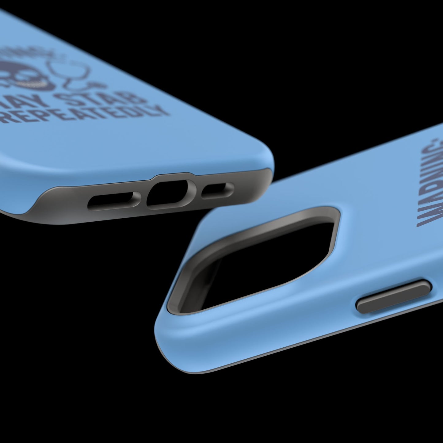 Warning May Stab Repeatedly Phone Case | Quirky Medical Humor, Gift for Healthcare Workers, Fun Phone Accessories, Doctors' Gift, Nurse Gift