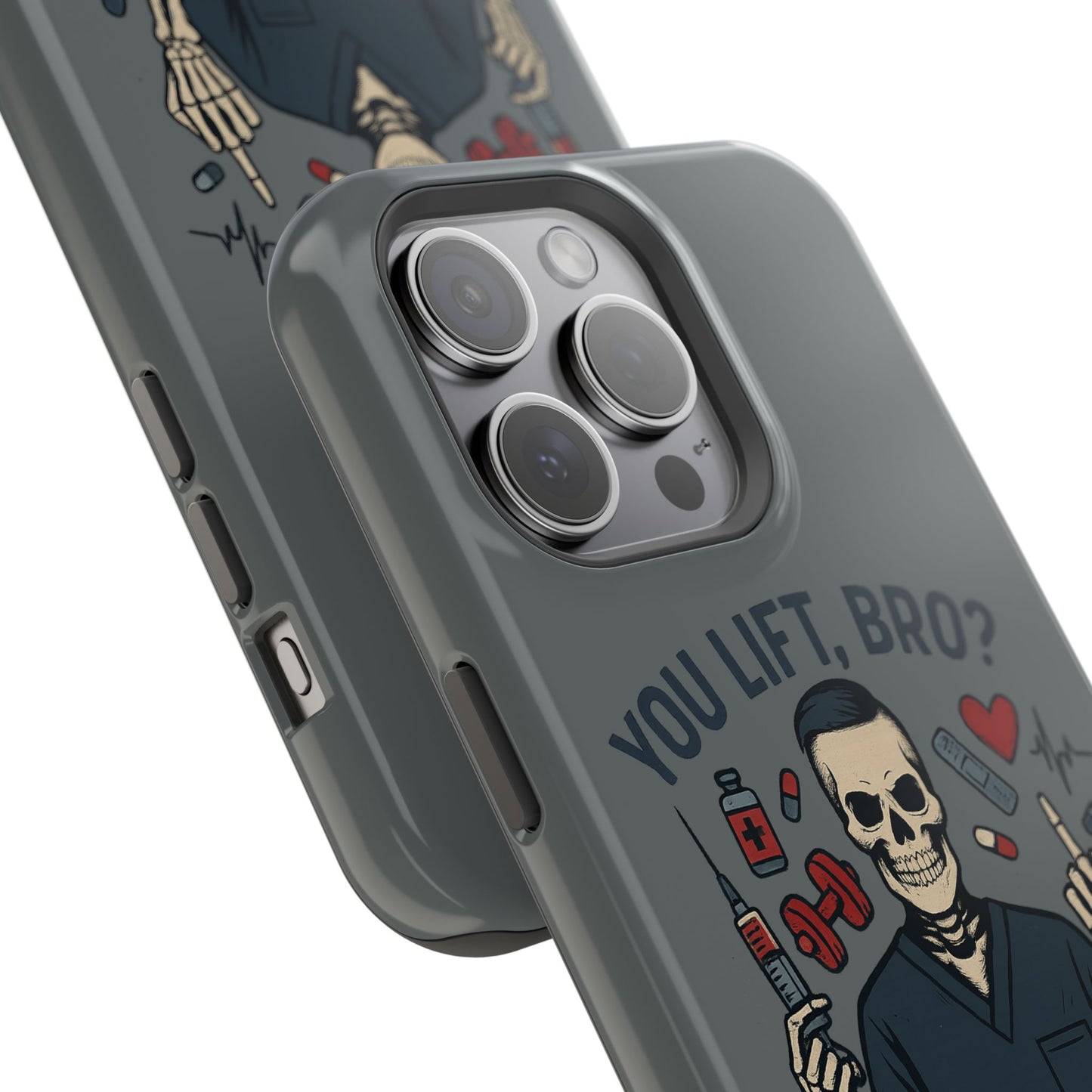 “You Lift, Bro? I Lift Patients and Trauma.” – Men’s Nurse Phone Case
