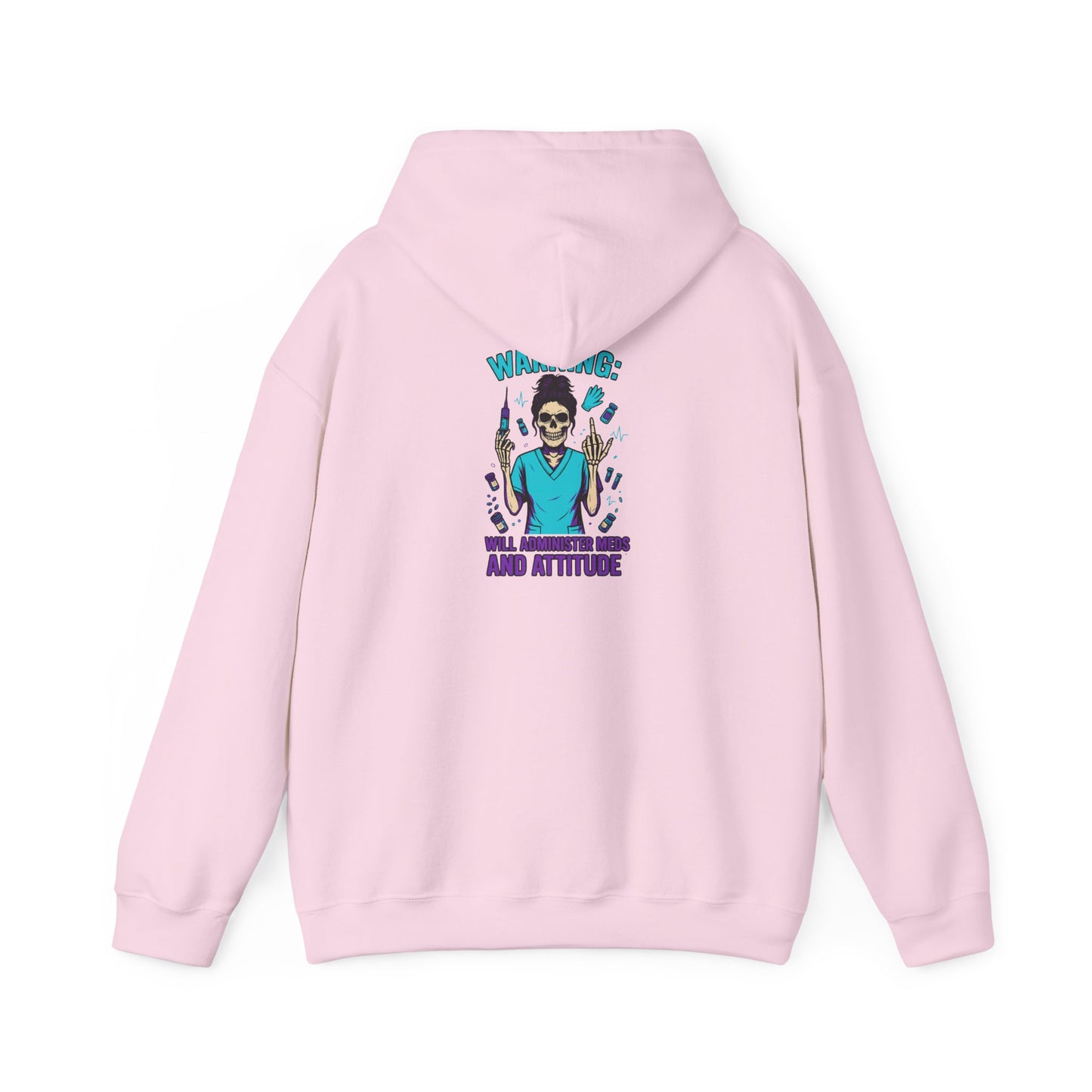 Vibrant Attitude Hoodie, Unisex Graphics Sweatshirt, Bold Statement Sweatshirt, Perfect Gift for Friends, Casual Streetwear