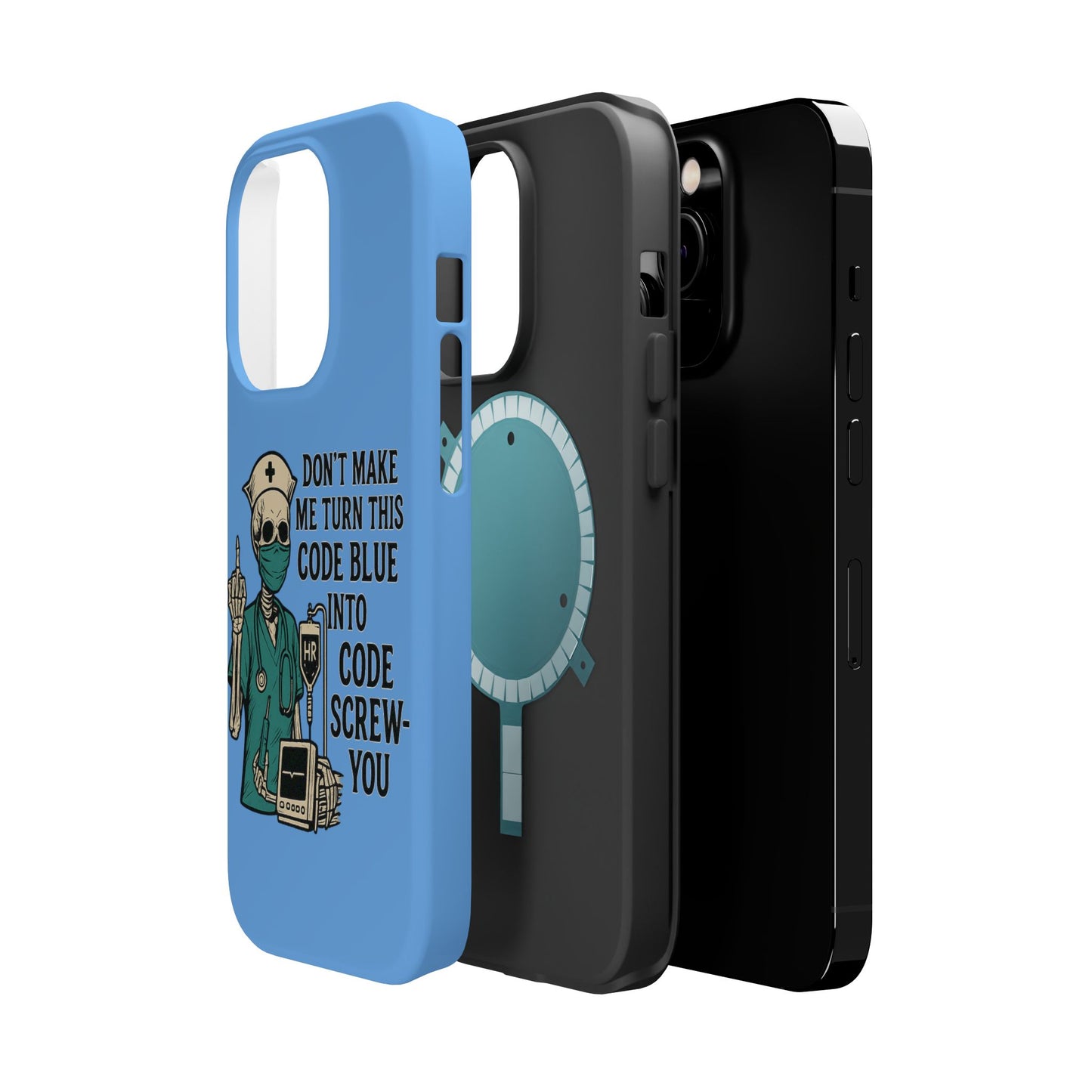 Magnetic Phone Cases with Medical Humor - Unique Gift for Nurses, Medical Professionals, Halloween, Birthday, Nursing School