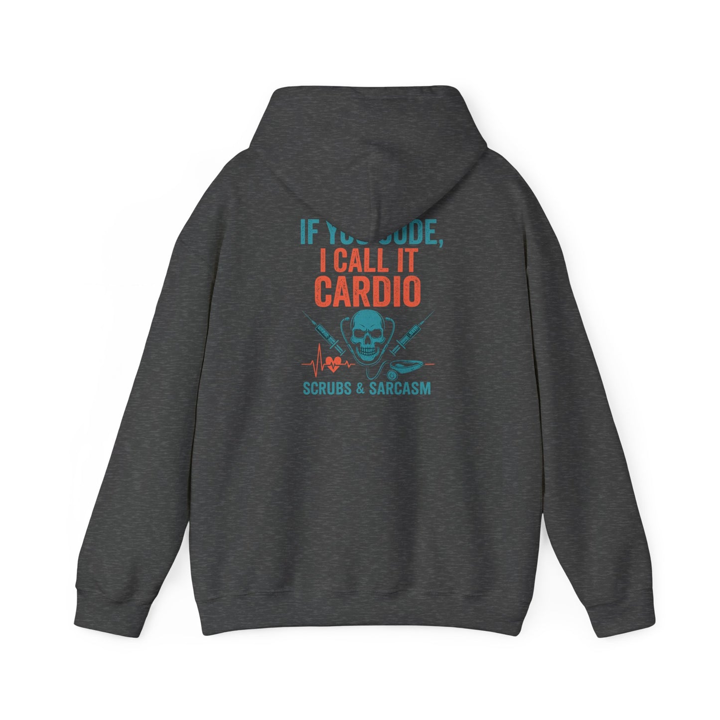 “If You Code, I Call It Cardio” – Chaotic Nurse Hoodie