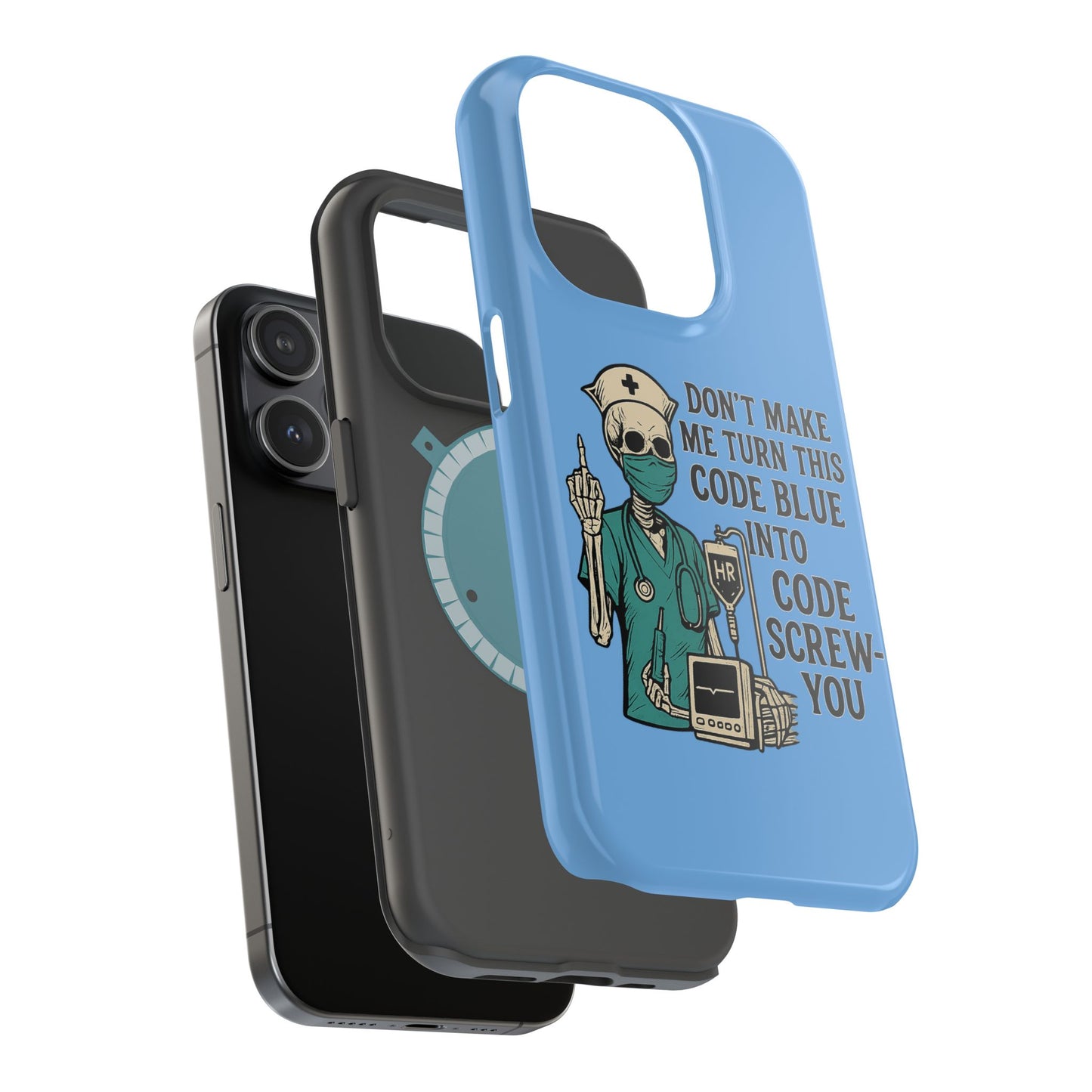 Magnetic Phone Cases with Medical Humor - Unique Gift for Nurses, Medical Professionals, Halloween, Birthday, Nursing School