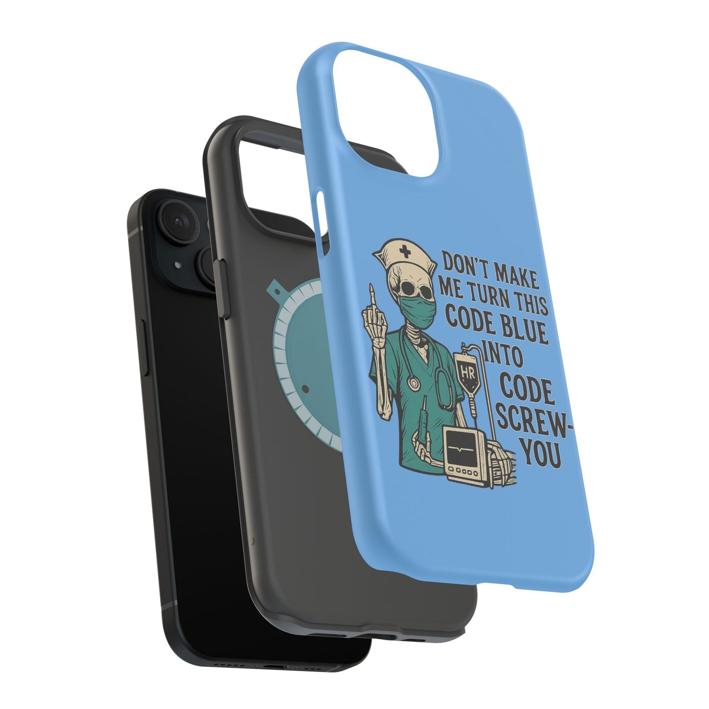 Magnetic Phone Cases with Medical Humor - Unique Gift for Nurses, Medical Professionals, Halloween, Birthday, Nursing School