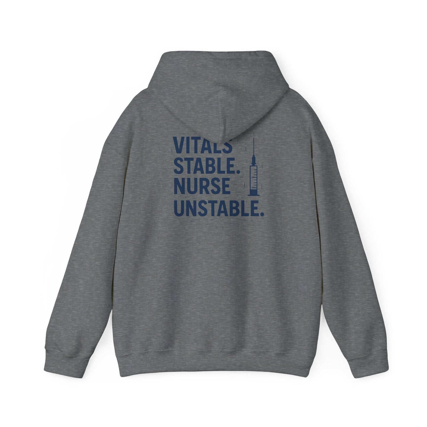 “Vitals Stable. Nurse Unstable.” – Chaotic Nurse Hoodie