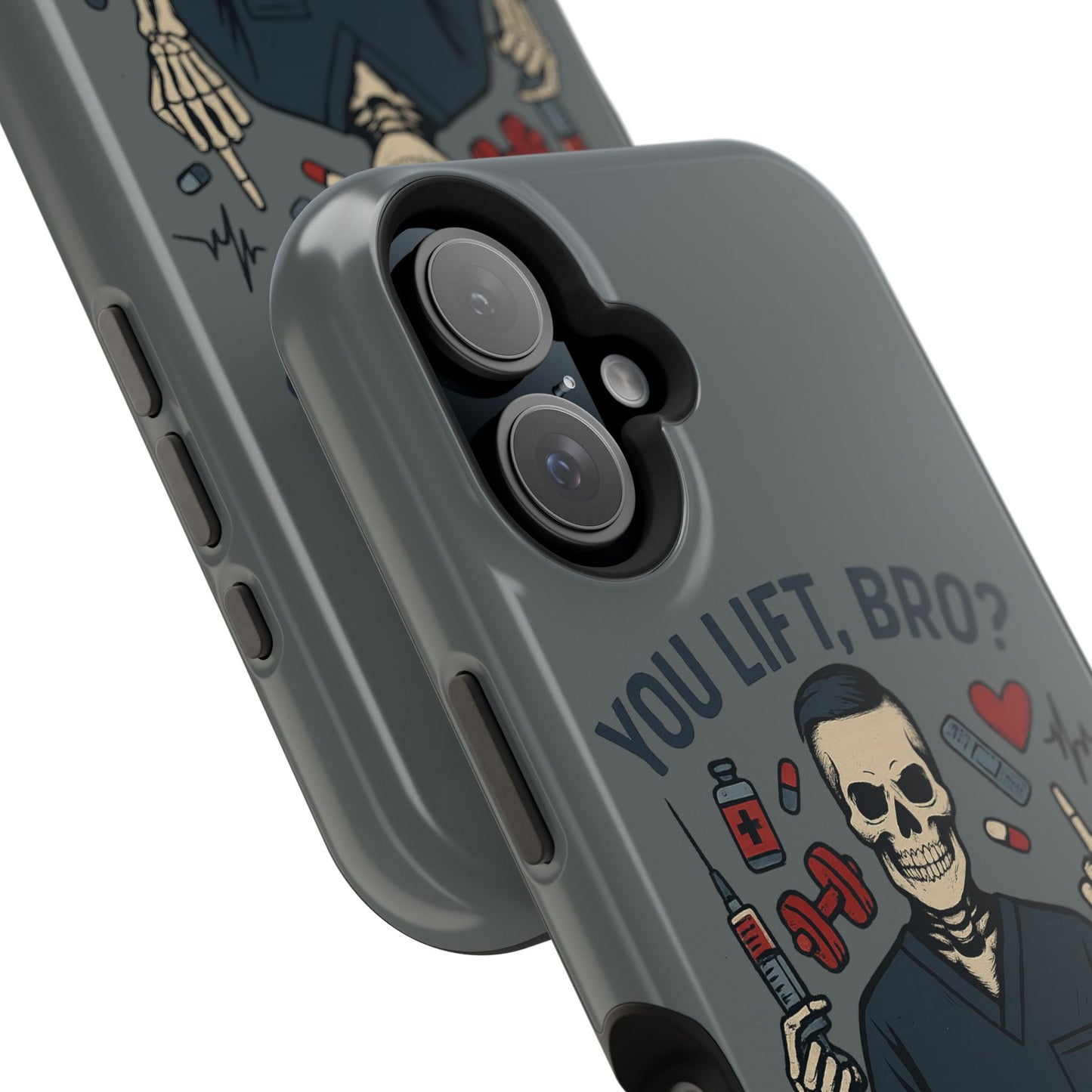 “You Lift, Bro? I Lift Patients and Trauma.” – Men’s Nurse Phone Case