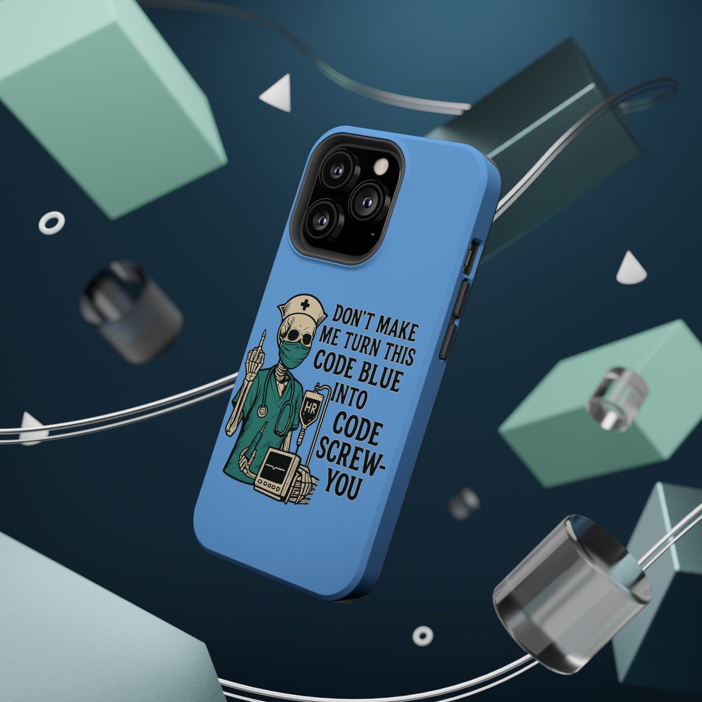 Magnetic Phone Cases with Medical Humor - Unique Gift for Nurses, Medical Professionals, Halloween, Birthday, Nursing School