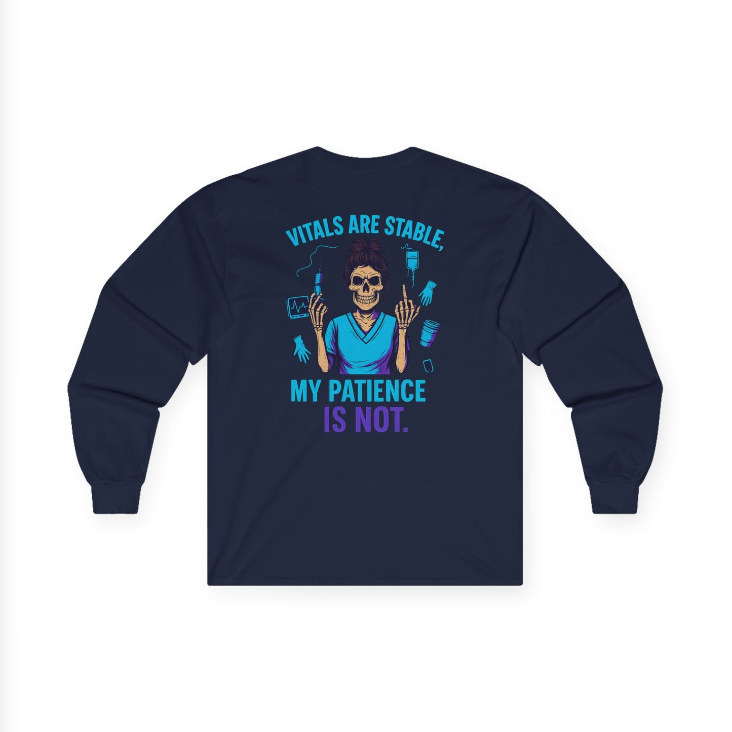 Vibrant Patient Humor Tee – Perfect for Healthcare Workers, Nurses, Medical Students, Gift for Health Enthusiasts, Fun Medical Apparel