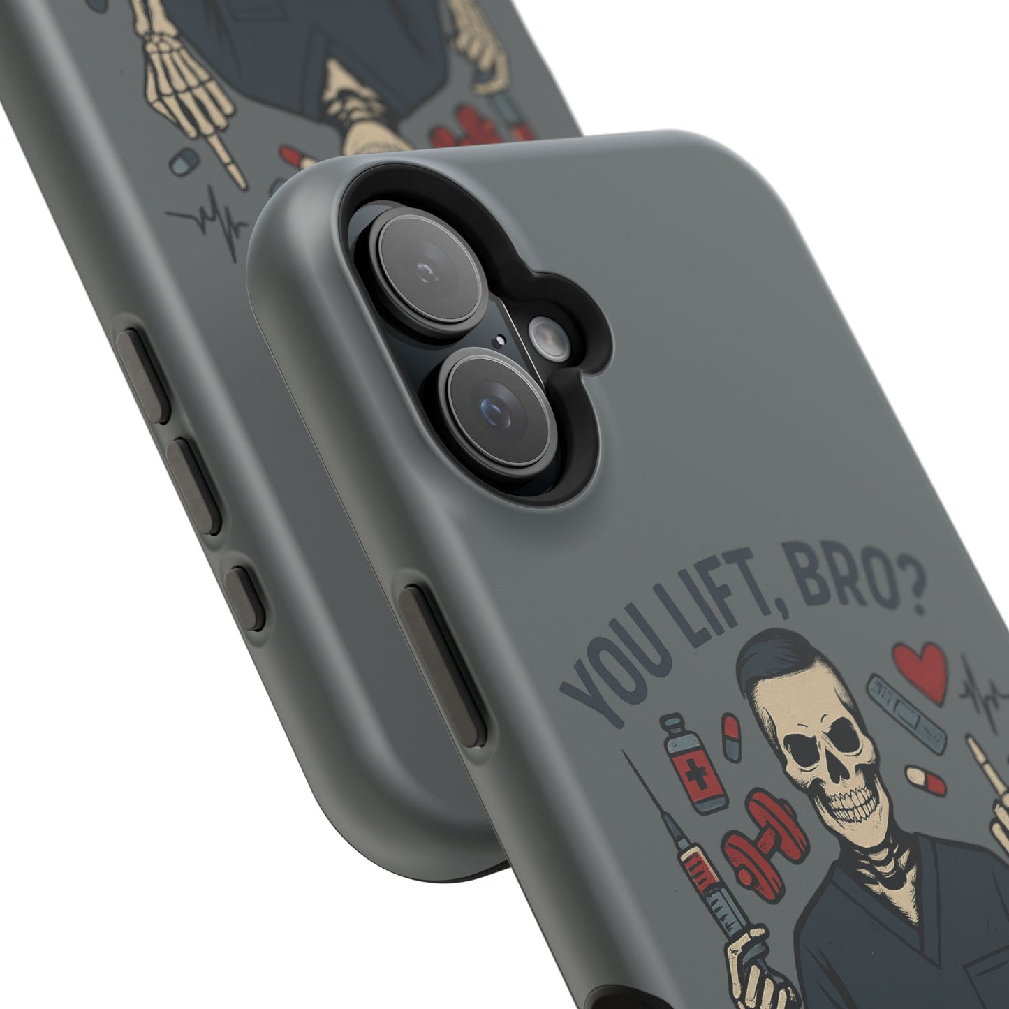 “You Lift, Bro? I Lift Patients and Trauma.” – Men’s Nurse Phone Case