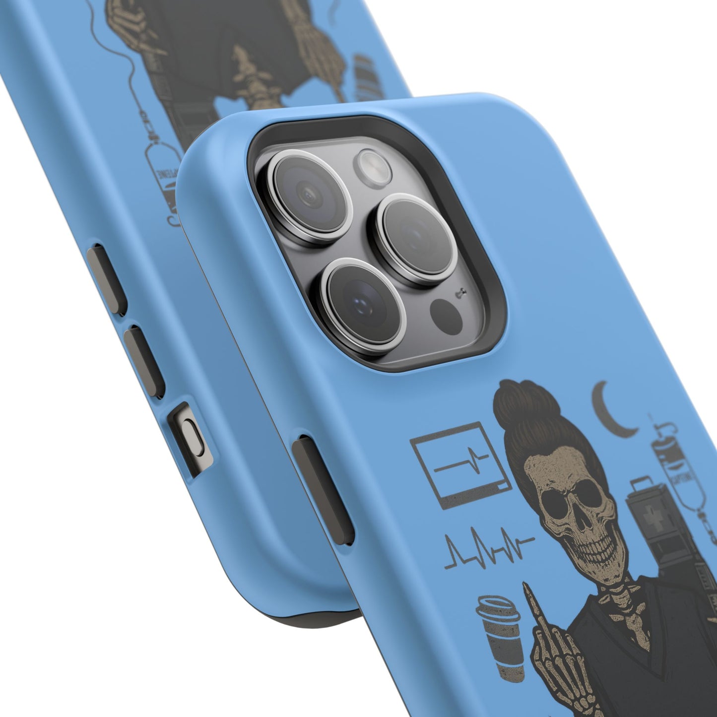 “It’s Not Night Shift Until Someone Cries and Someone Codes” – Nurse Chaos Phone Case