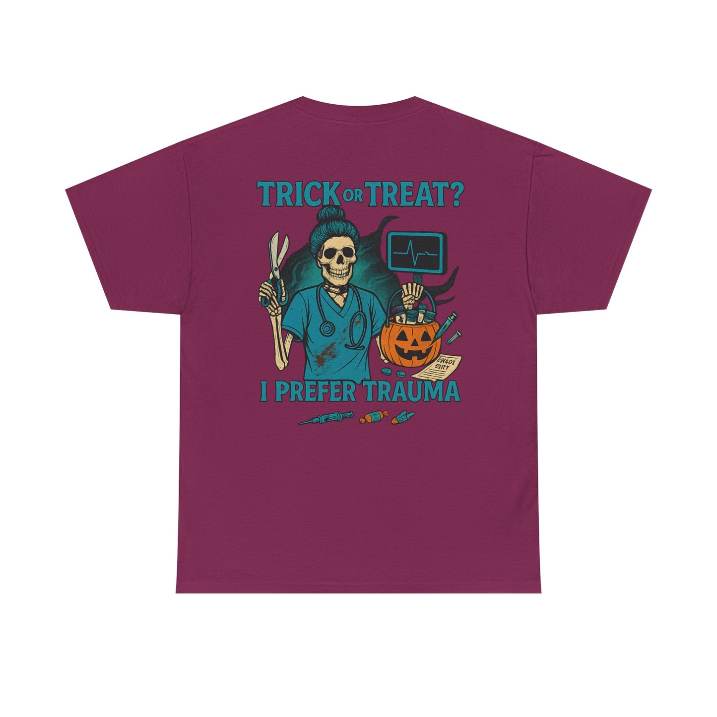 Halloween Vibe T-Shirt, Funny Unisex Tee, Spooky Gift, Trick or Treat Humor, Casual Wear for October Celebrations, Costume Party Essential