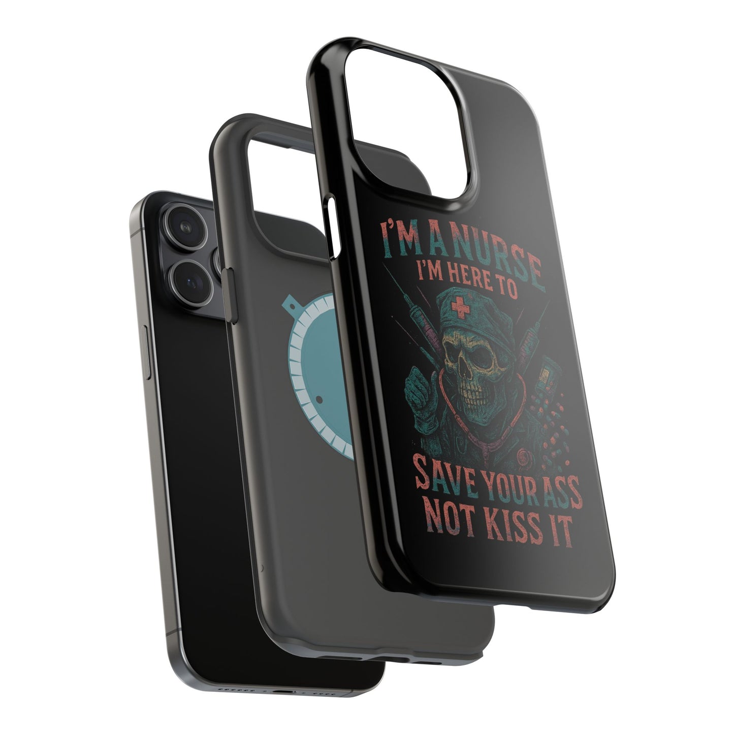 Nurse Humor Phone Case - Magnetic Tough Cases for Healthcare Professionals, Funny Nurse Gifts, Medical Gear, Supportive Nurse Accessories
