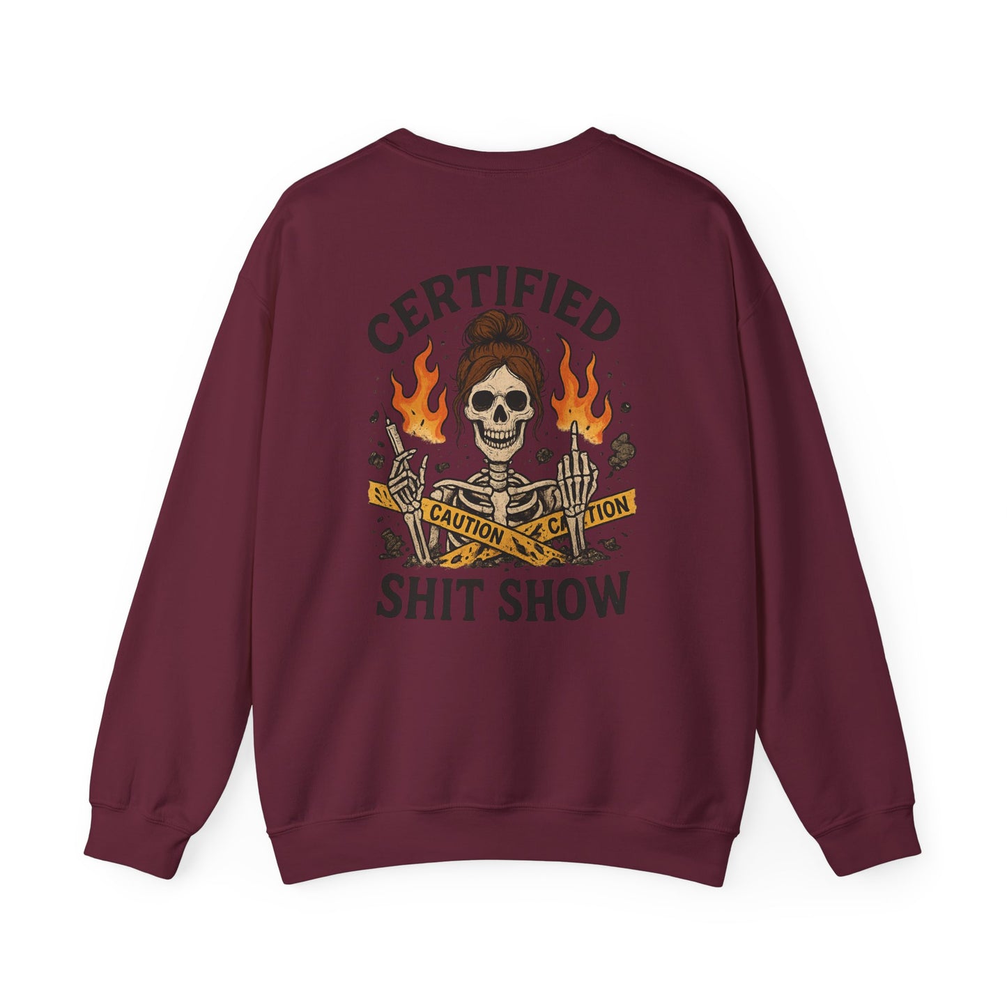 “Certified Shit Show” – Unisex Nurse Sweatshirt