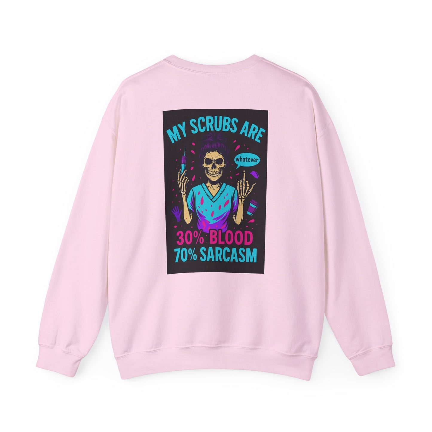 Sarcastic Medical Sweatshirt, Funny Crewneck for Nurses, Unisex Gift for Healthcare Workers, Halloween Apparel, Medical Humor Clothing