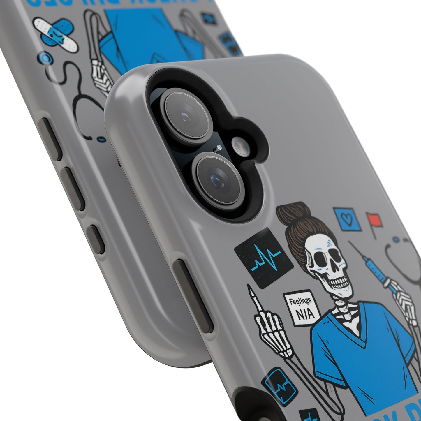 “I Check Pulses, Not Feelings” – Blunt Nurse Phone Case