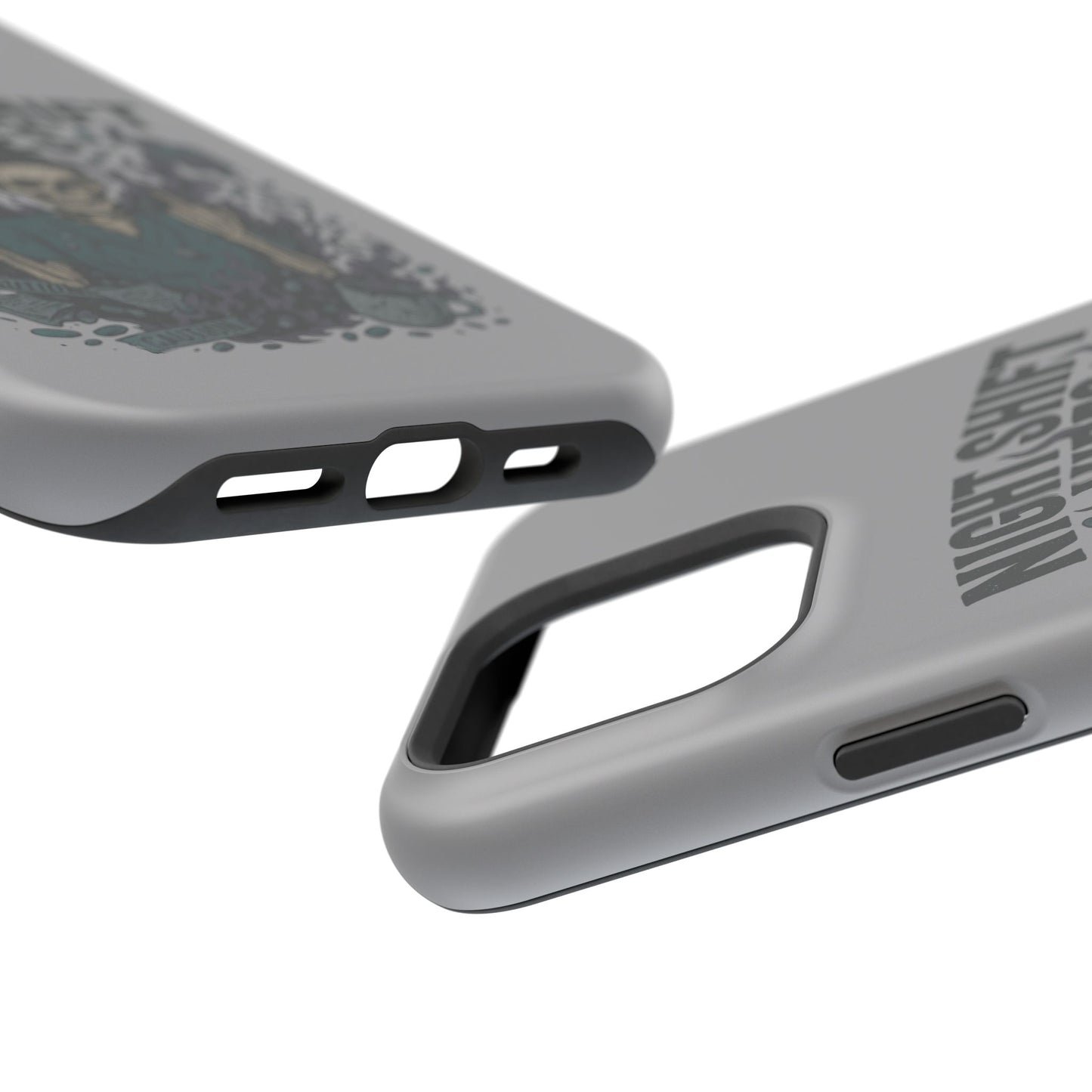 “Night Shift Vibes” – Bright & Chaotic Nurse Phone Case