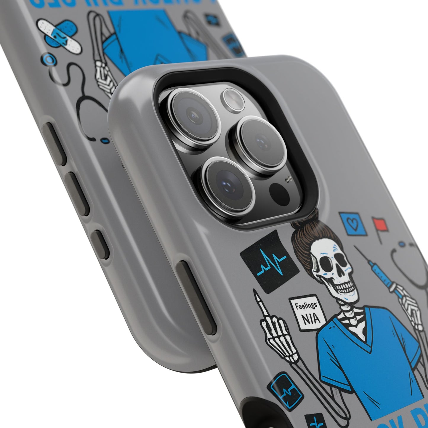 “I Check Pulses, Not Feelings” – Blunt Nurse Phone Case