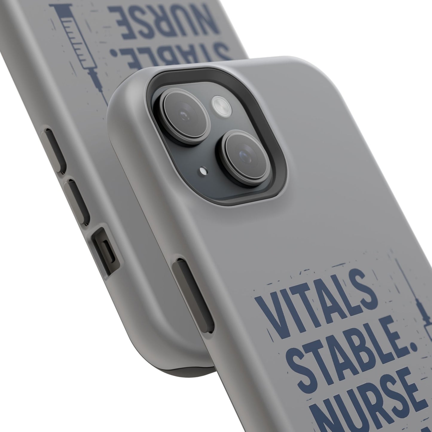 “Vitals Stable. Nurse Unstable.” – Sarcastic Nurse Phone Case