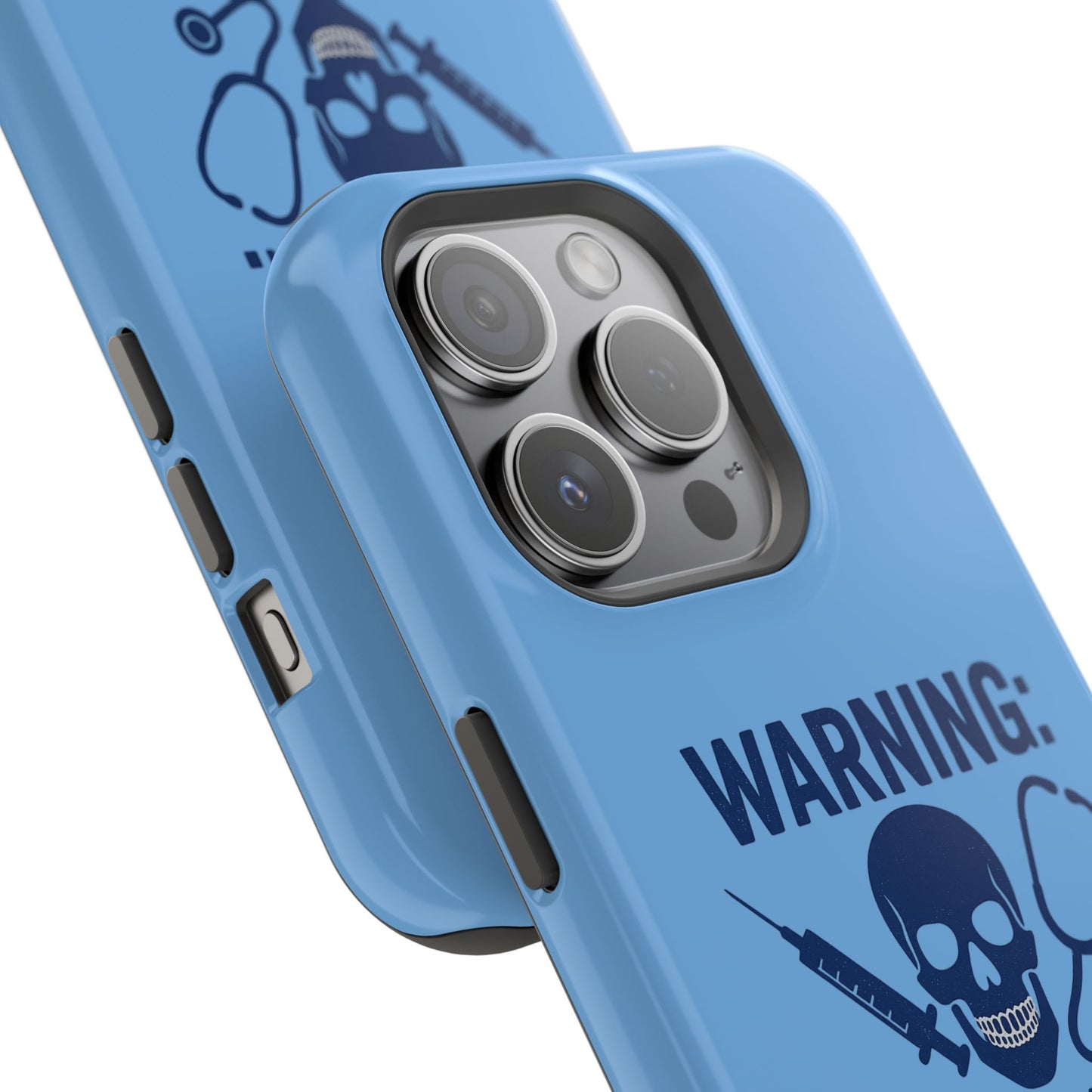 Warning May Stab Repeatedly Phone Case | Quirky Medical Humor, Gift for Healthcare Workers, Fun Phone Accessories, Doctors' Gift, Nurse Gift