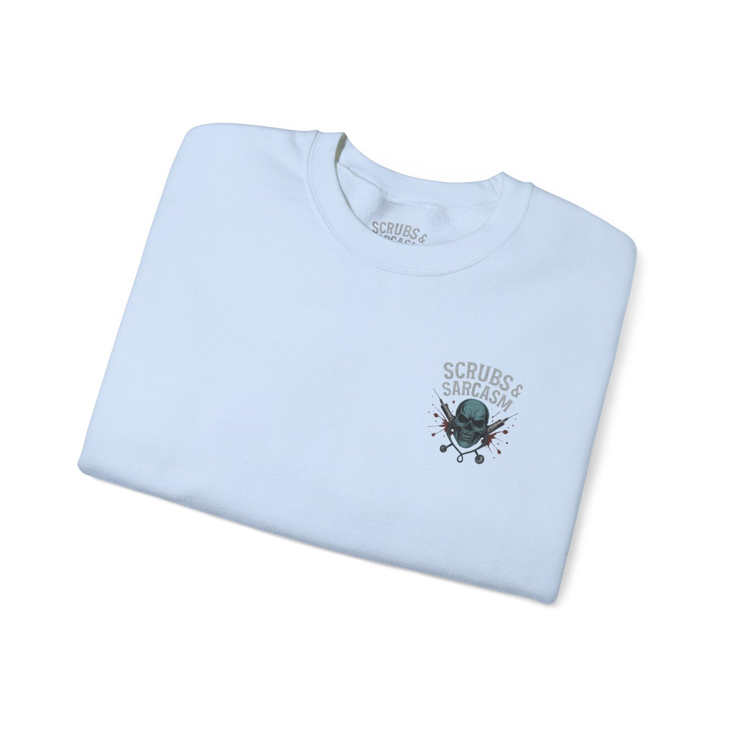 “Fluent in Sarcasm, IV Drips, and Bad Decisions” – Burnout Nurse Sweatshirt