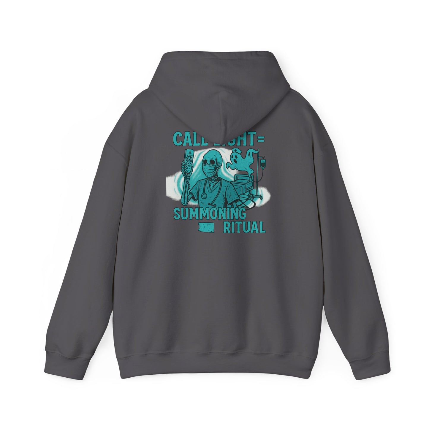 Cozy Unisex Sweatshirt with Summoning Ritual Design for Casual Wear, Gifts, Home, and Halloween