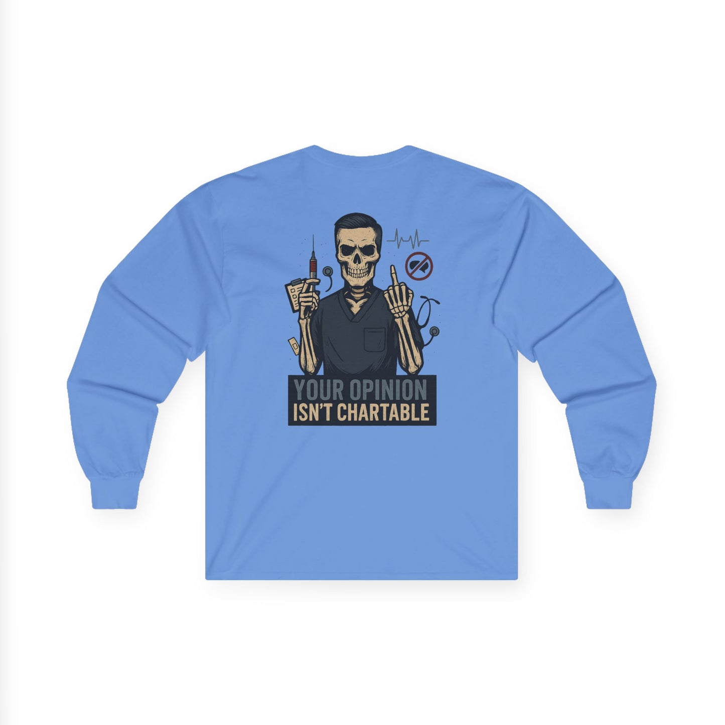“Your Opinion Isn’t Chartable” – Men’s Long Sleeve Tee