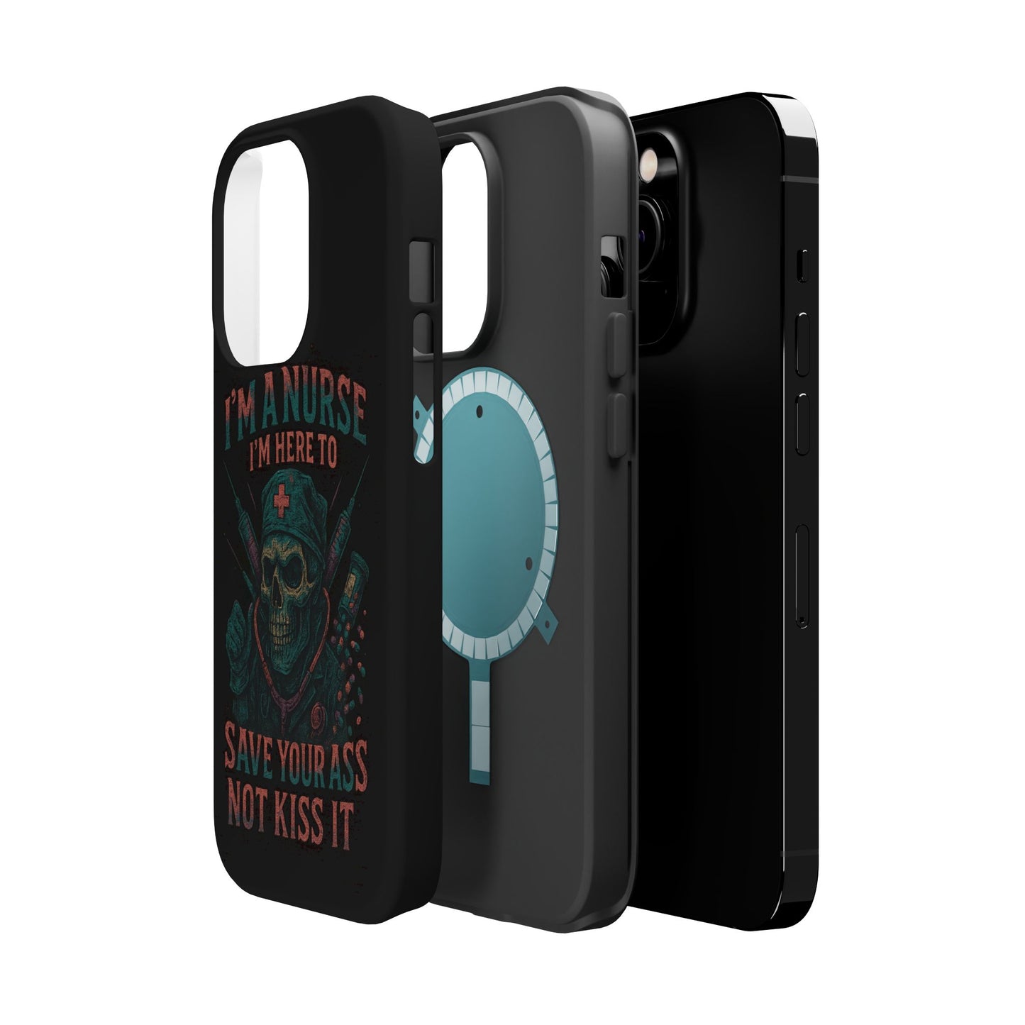 Nurse Humor Phone Case - Magnetic Tough Cases for Healthcare Professionals, Funny Nurse Gifts, Medical Gear, Supportive Nurse Accessories