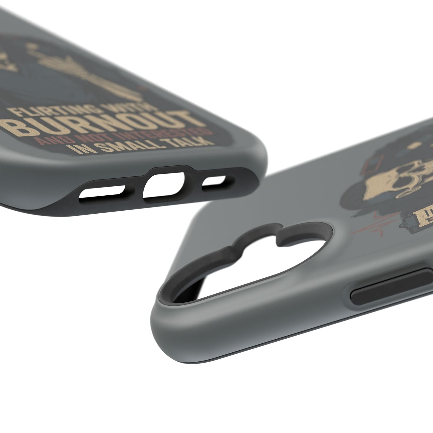 “Flirting With Burnout and Not Interested in Small Talk” – Men’s Nurse Phone Case