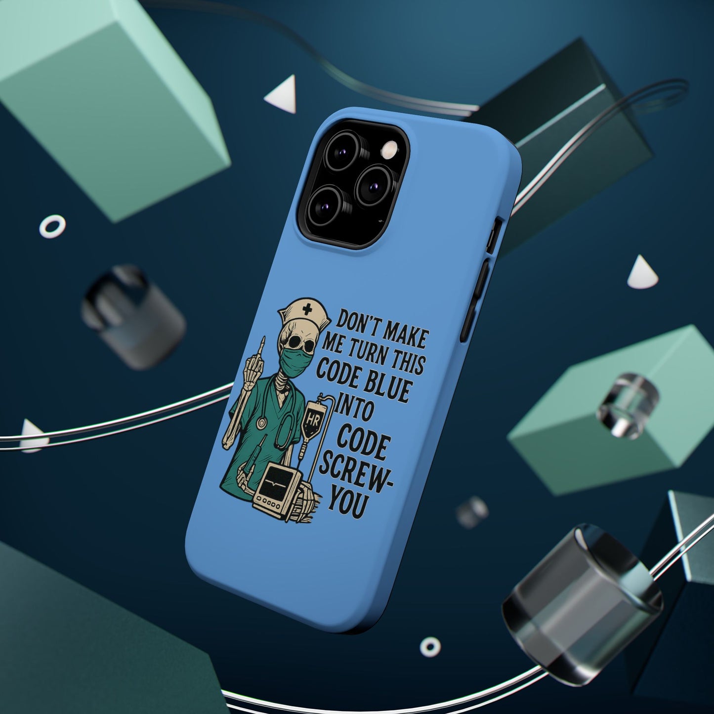 Magnetic Phone Cases with Medical Humor - Unique Gift for Nurses, Medical Professionals, Halloween, Birthday, Nursing School
