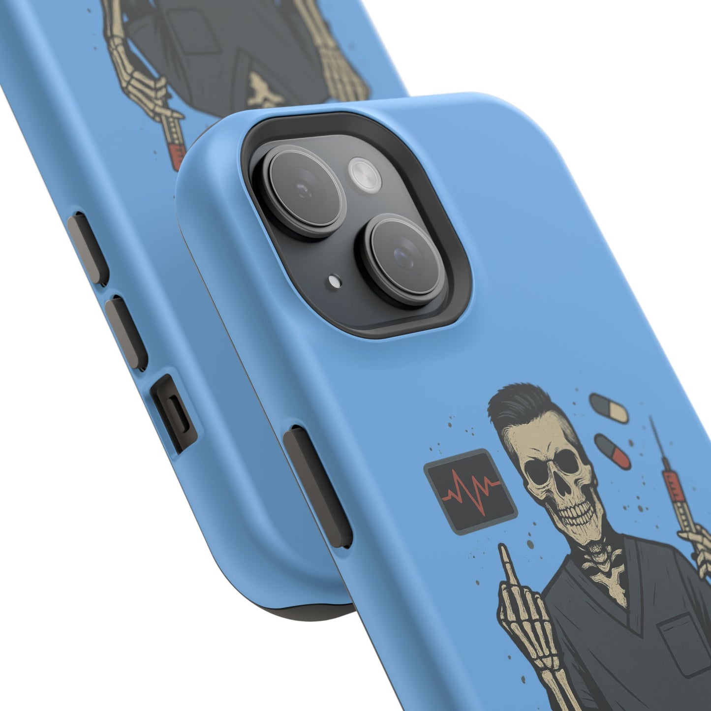 “Built Like a Code Cart. Tired Like a Night Shifter.” – Men’s Nurse Phone Case