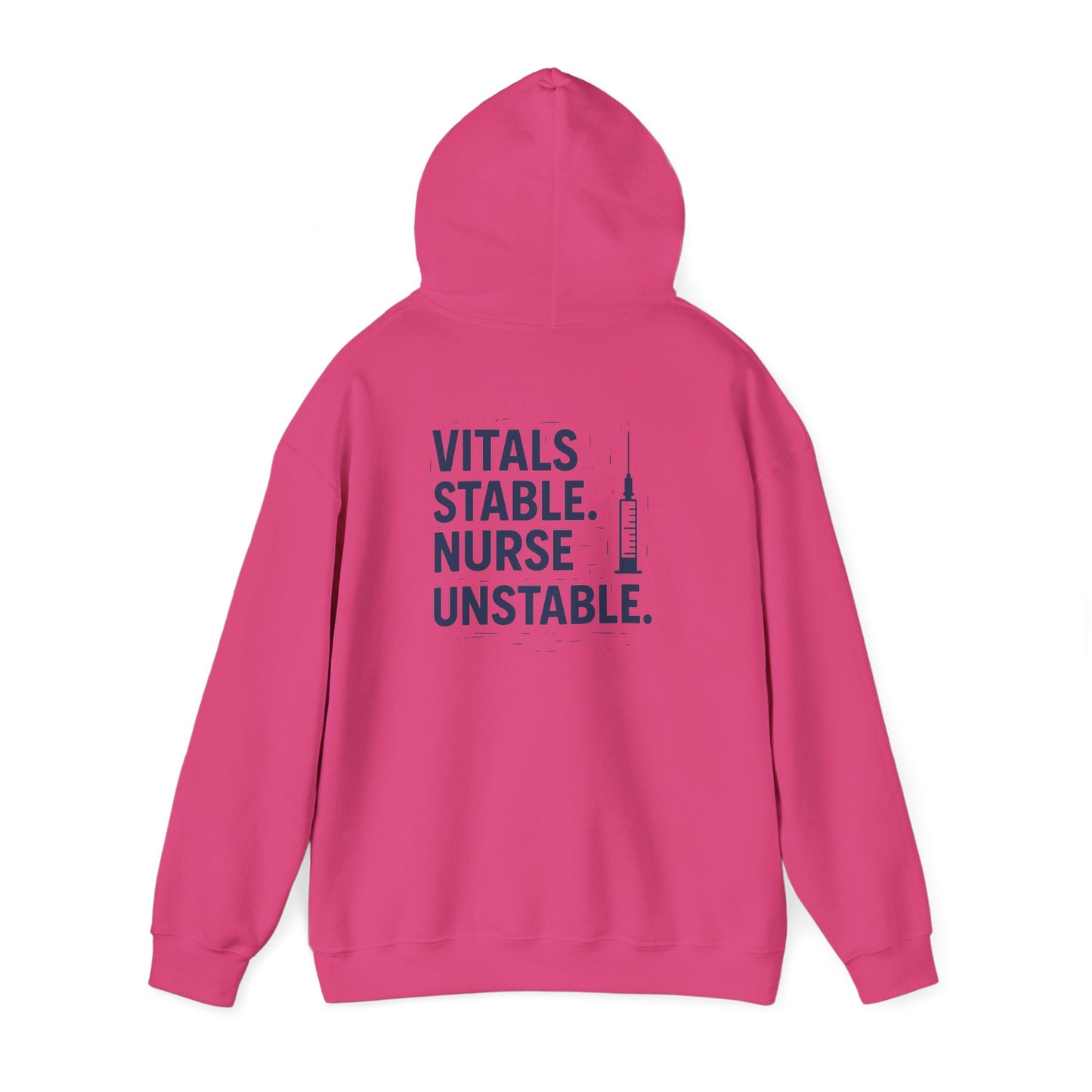 “Vitals Stable. Nurse Unstable.” – Chaotic Nurse Hoodie