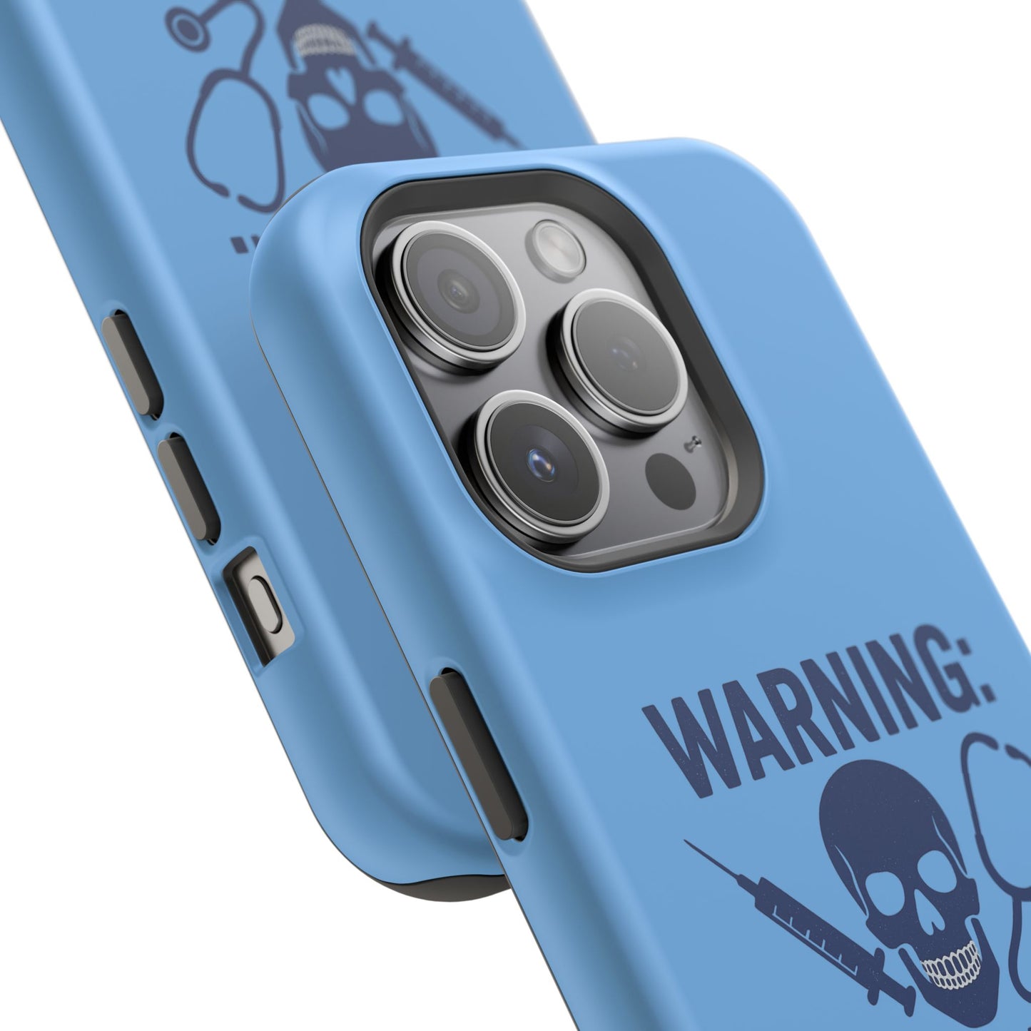 Warning May Stab Repeatedly Phone Case | Quirky Medical Humor, Gift for Healthcare Workers, Fun Phone Accessories, Doctors' Gift, Nurse Gift