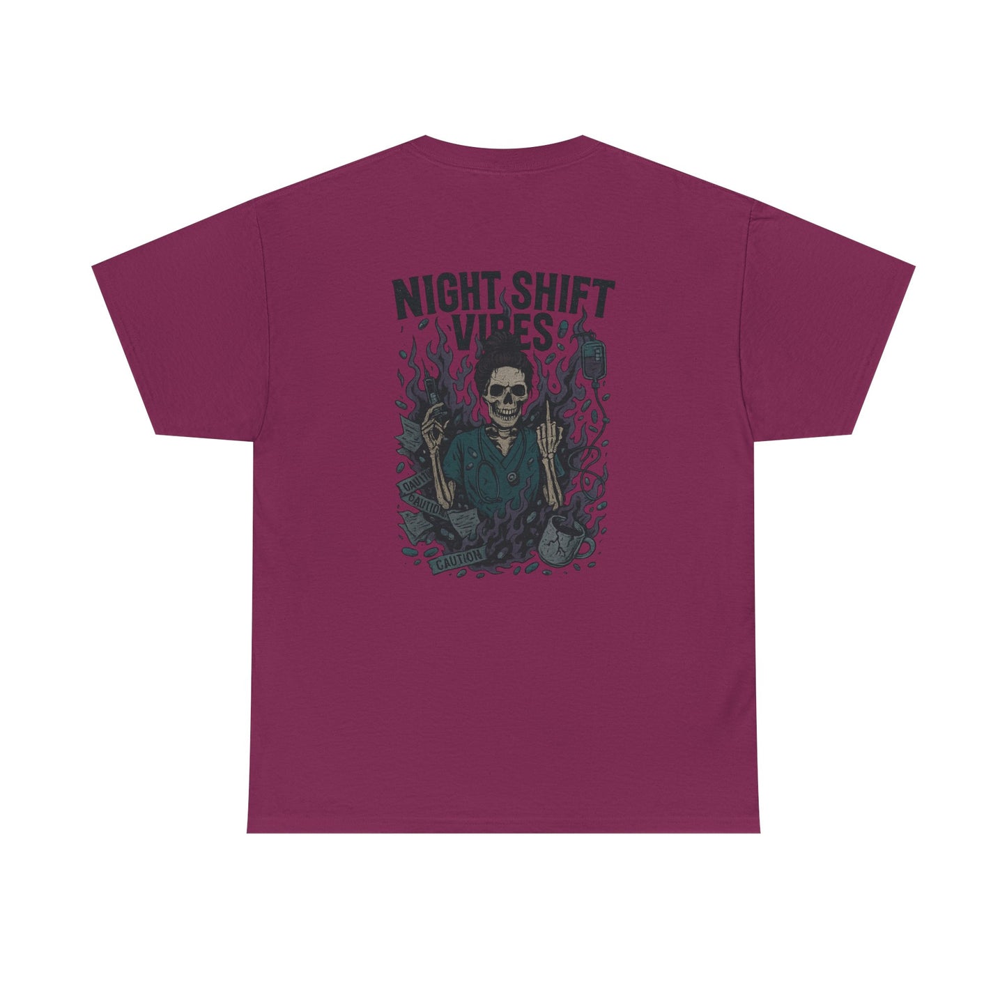“Night Shift Vibes” – Funny Nurse T-Shirt