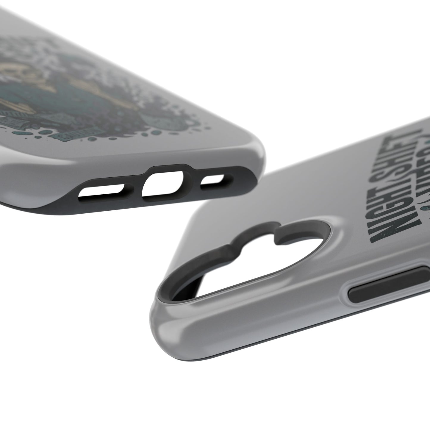 “Night Shift Vibes” – Bright & Chaotic Nurse Phone Case