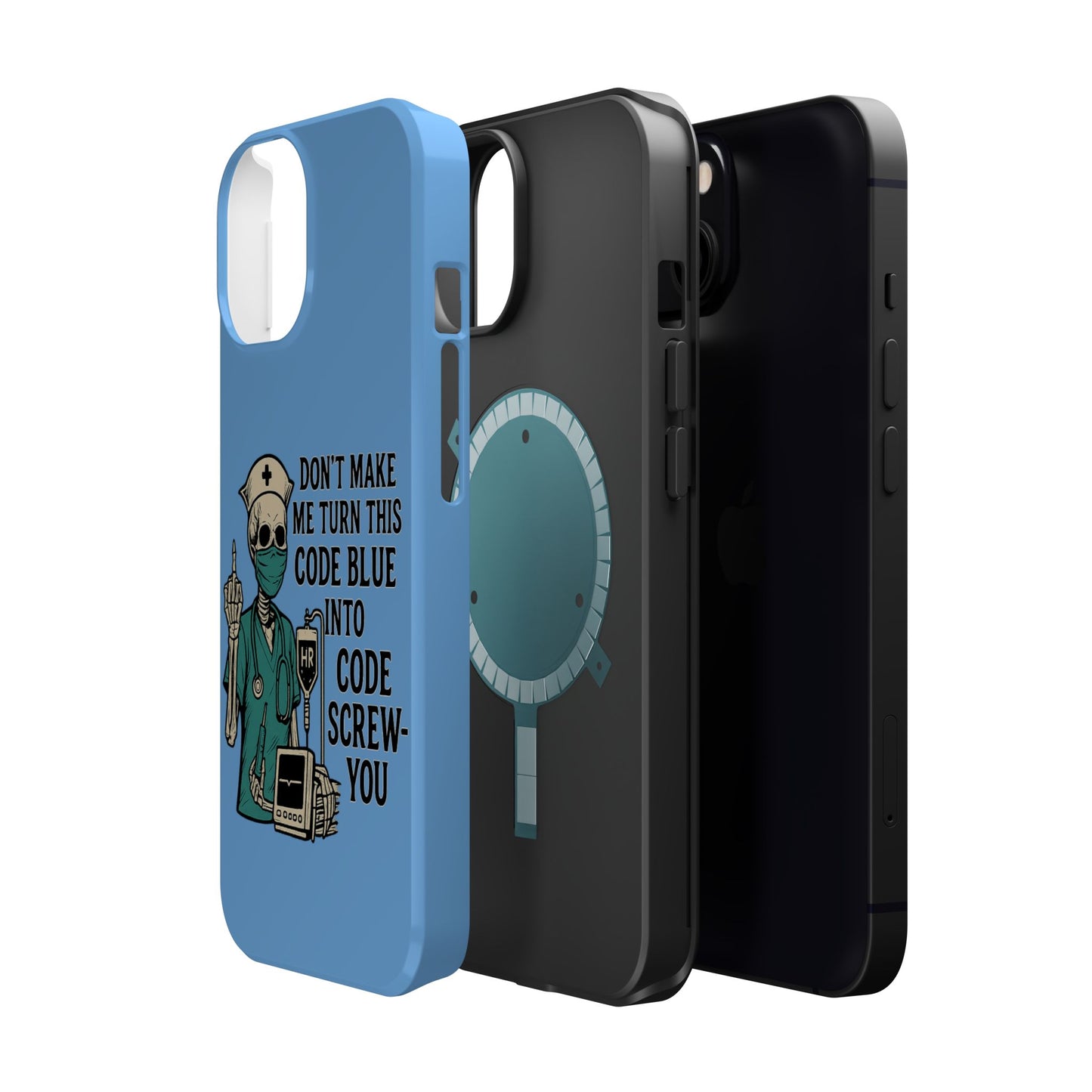Magnetic Phone Cases with Medical Humor - Unique Gift for Nurses, Medical Professionals, Halloween, Birthday, Nursing School