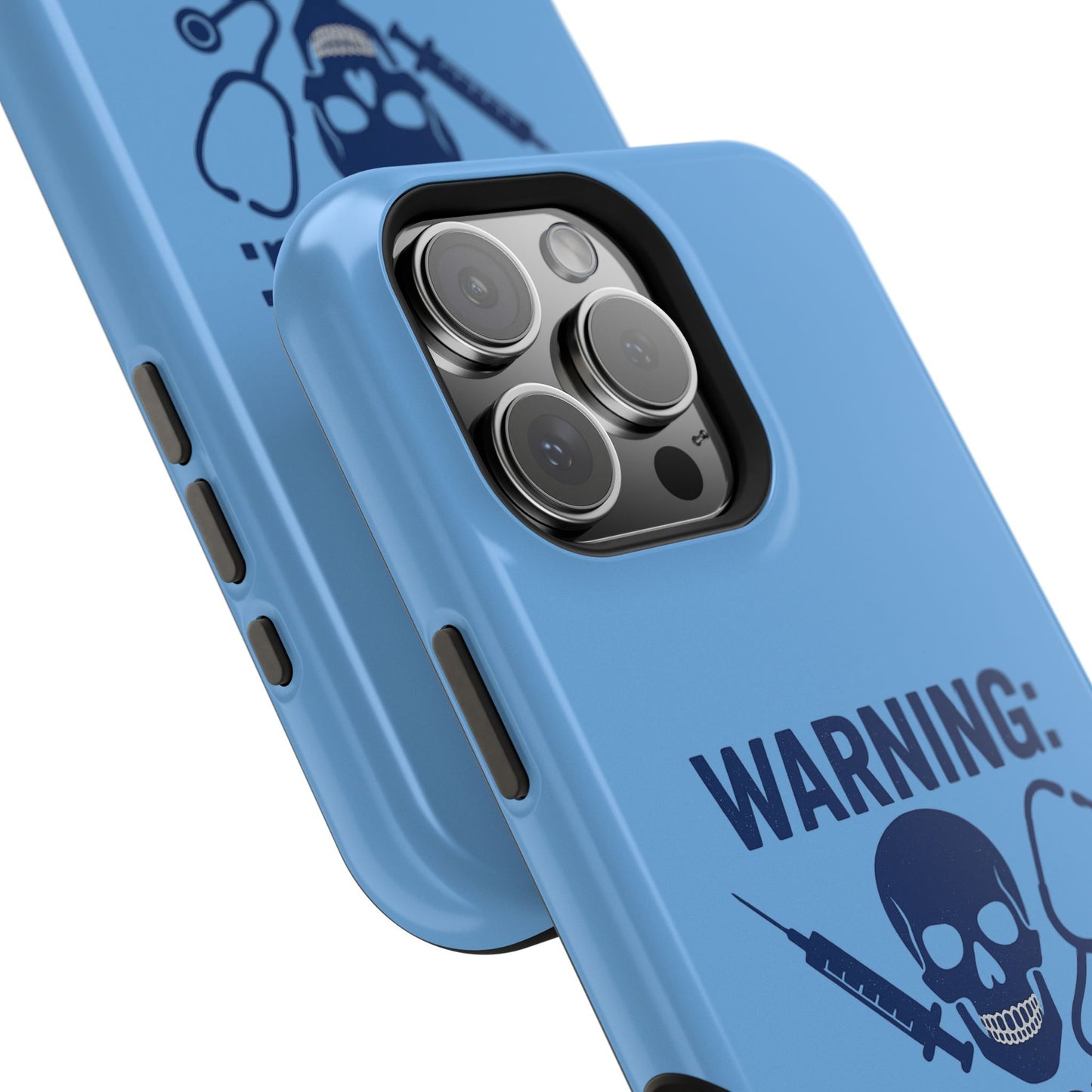 Warning May Stab Repeatedly Phone Case | Quirky Medical Humor, Gift for Healthcare Workers, Fun Phone Accessories, Doctors' Gift, Nurse Gift
