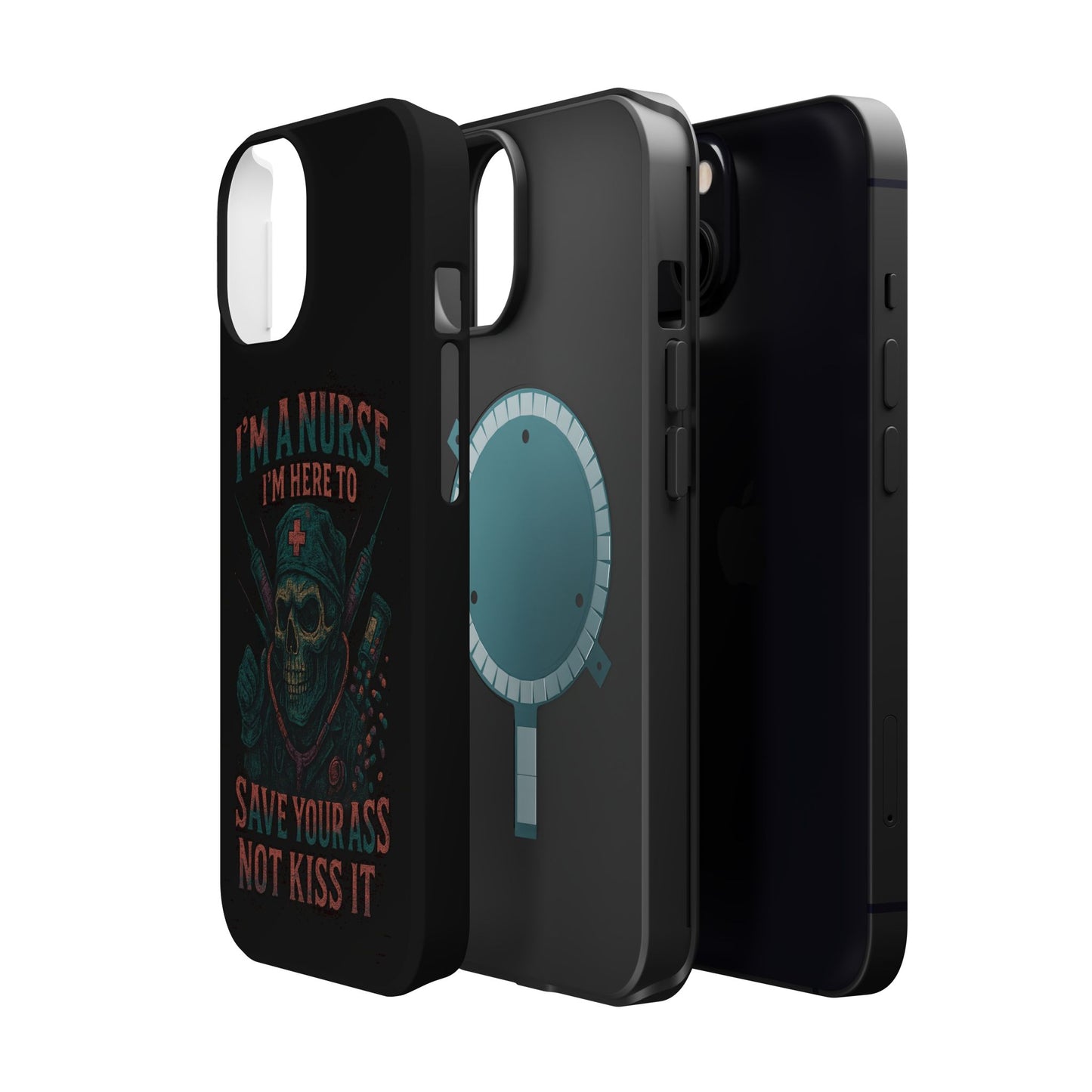 Nurse Humor Phone Case - Magnetic Tough Cases for Healthcare Professionals, Funny Nurse Gifts, Medical Gear, Supportive Nurse Accessories