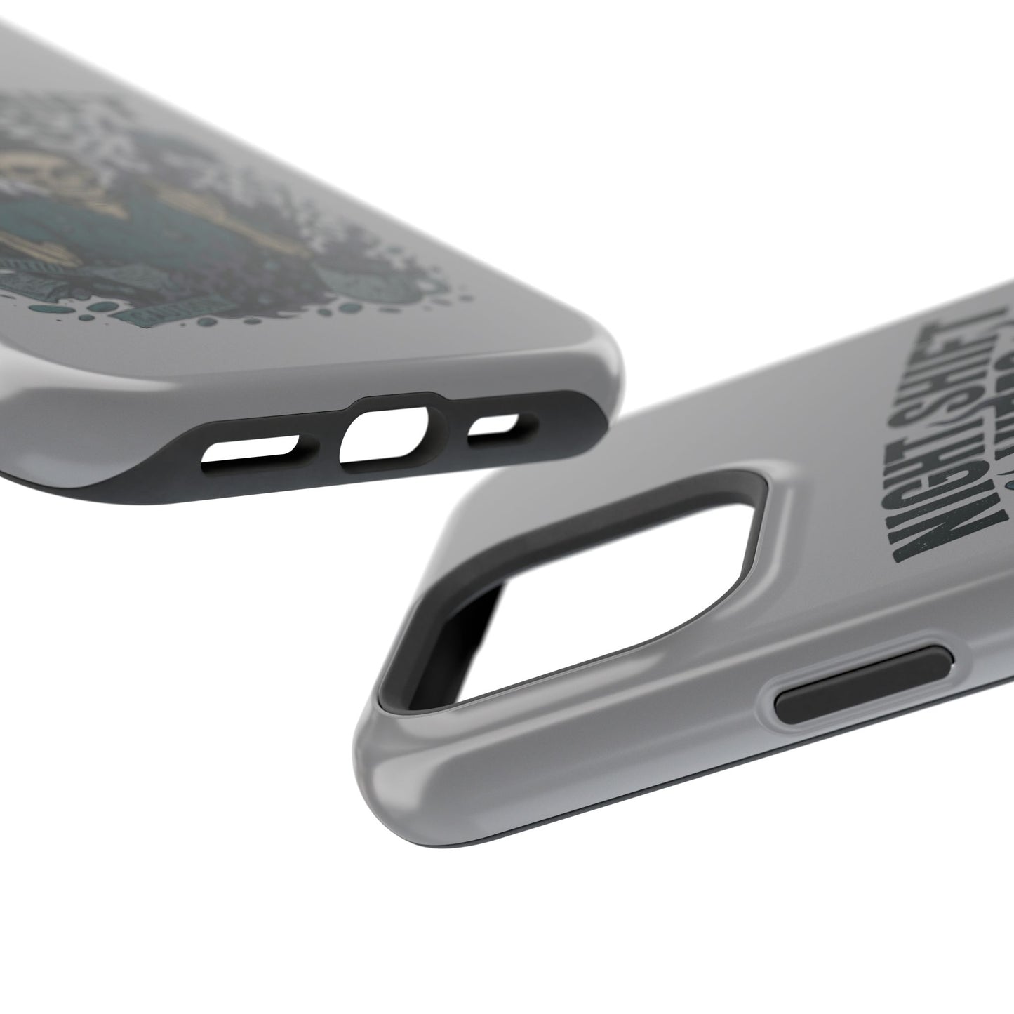“Night Shift Vibes” – Bright & Chaotic Nurse Phone Case
