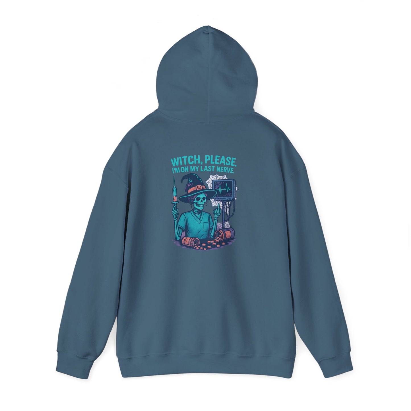 Charming Witchy Sweatshirt, Cozy Autumn Apparel, Halloween Gift for Her, Unisex Fall Hoodie, Casual Witch Theme Sweatshirt