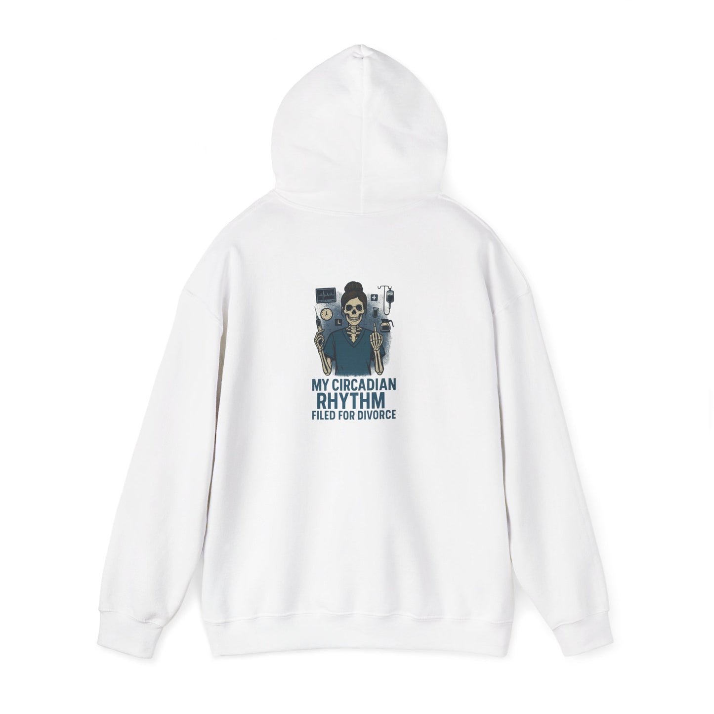 “My Circadian Rhythm Filed for Divorce” – Funny Night Shift Hoodie
