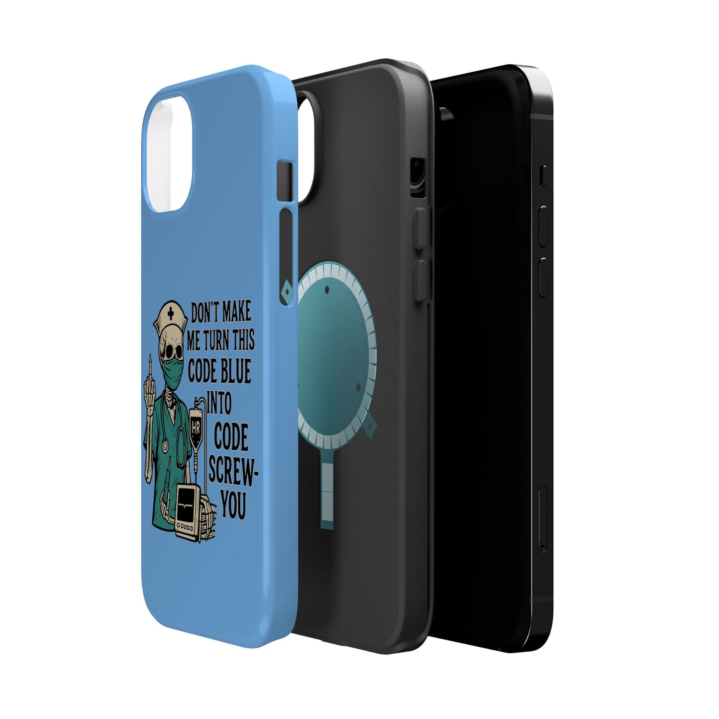 Magnetic Phone Cases with Medical Humor - Unique Gift for Nurses, Medical Professionals, Halloween, Birthday, Nursing School