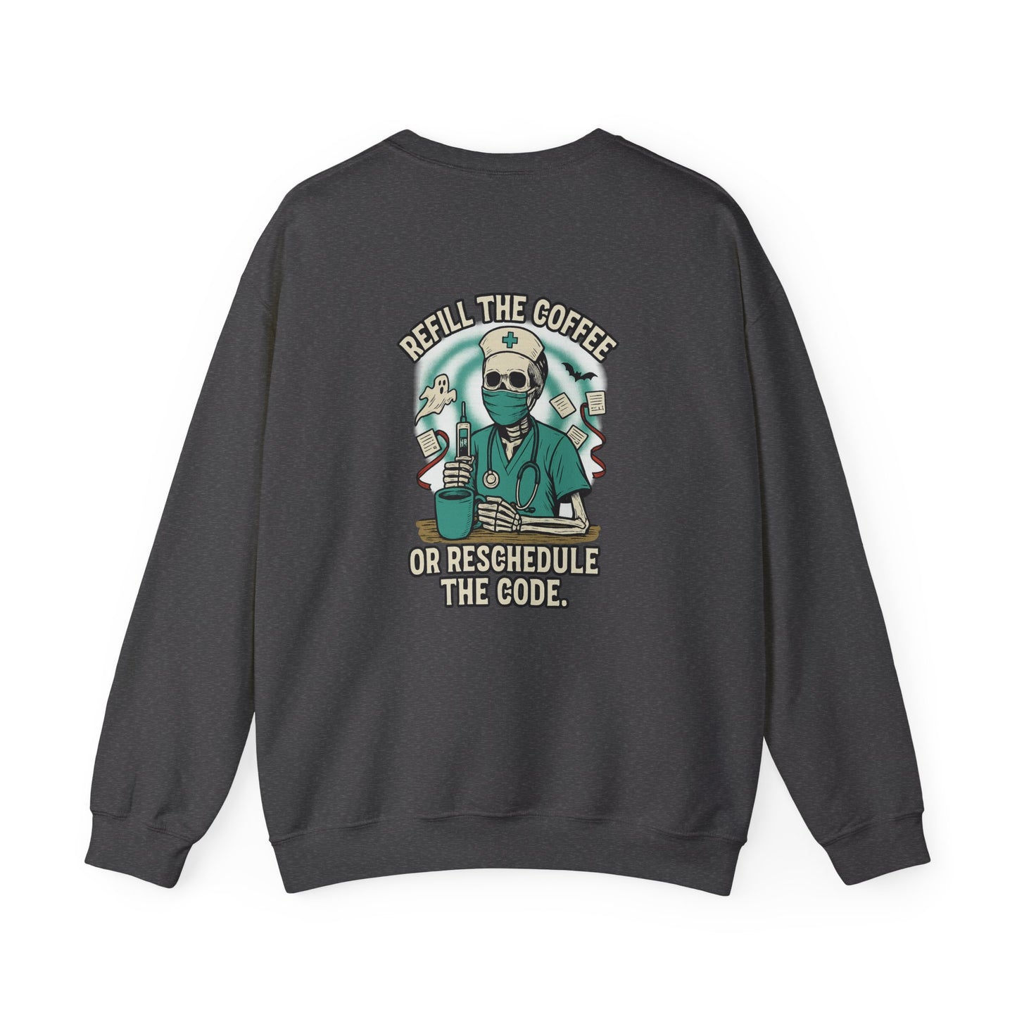 Copy of Coffee Lover's Crewneck Sweatshirt, Unisex Sweatshirt, Gift for Programmers, Reschedule the Code, Unique Coffee Sweatshirt, Cozy Casual Wear