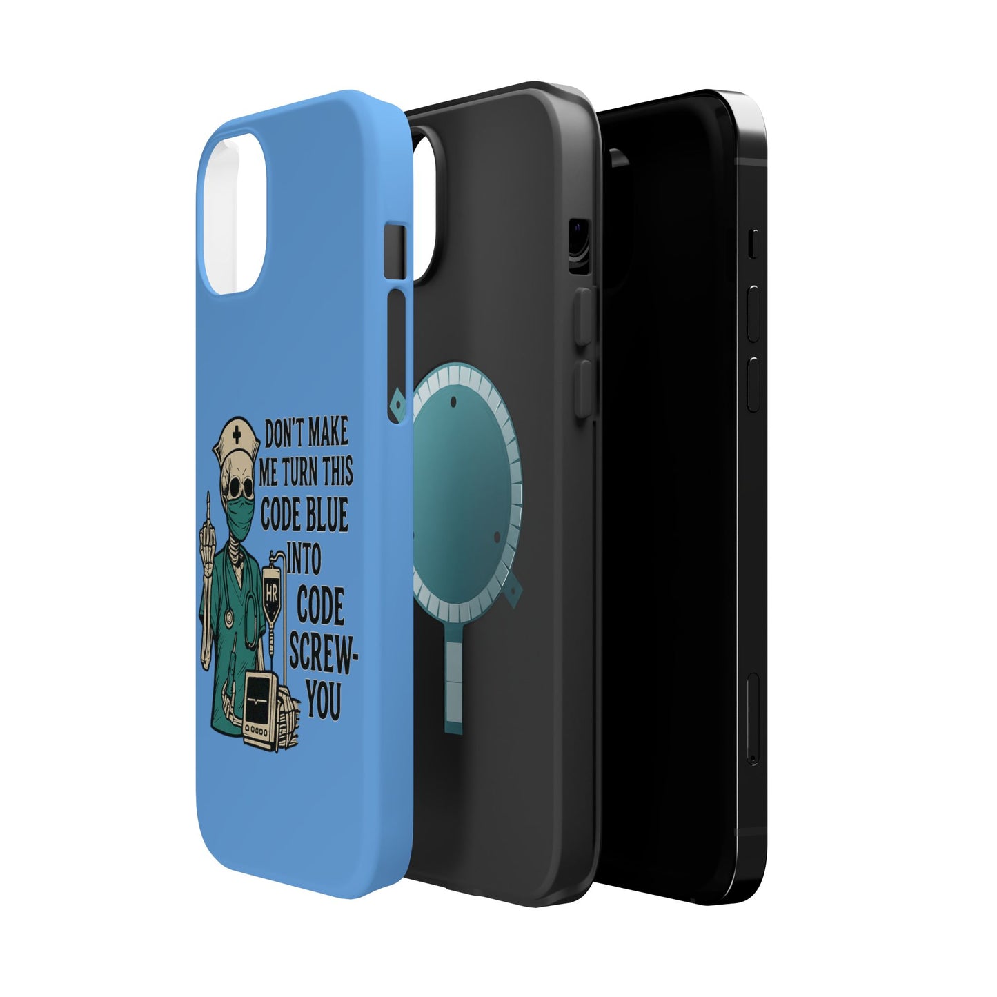 Magnetic Phone Cases with Medical Humor - Unique Gift for Nurses, Medical Professionals, Halloween, Birthday, Nursing School