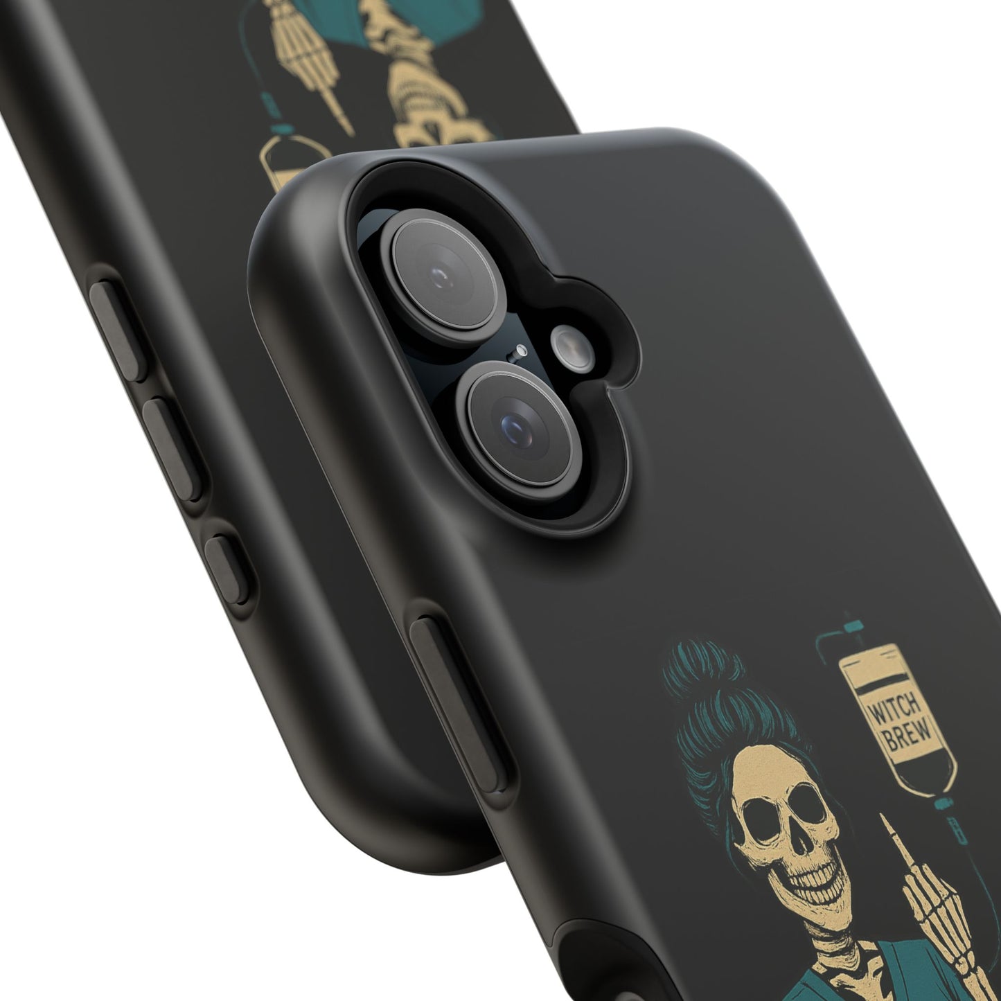 Caffeine Chaos Magnetic Phone Case, Halloween Gift, Witchy Accessories, Phone Cover, Spooky Style