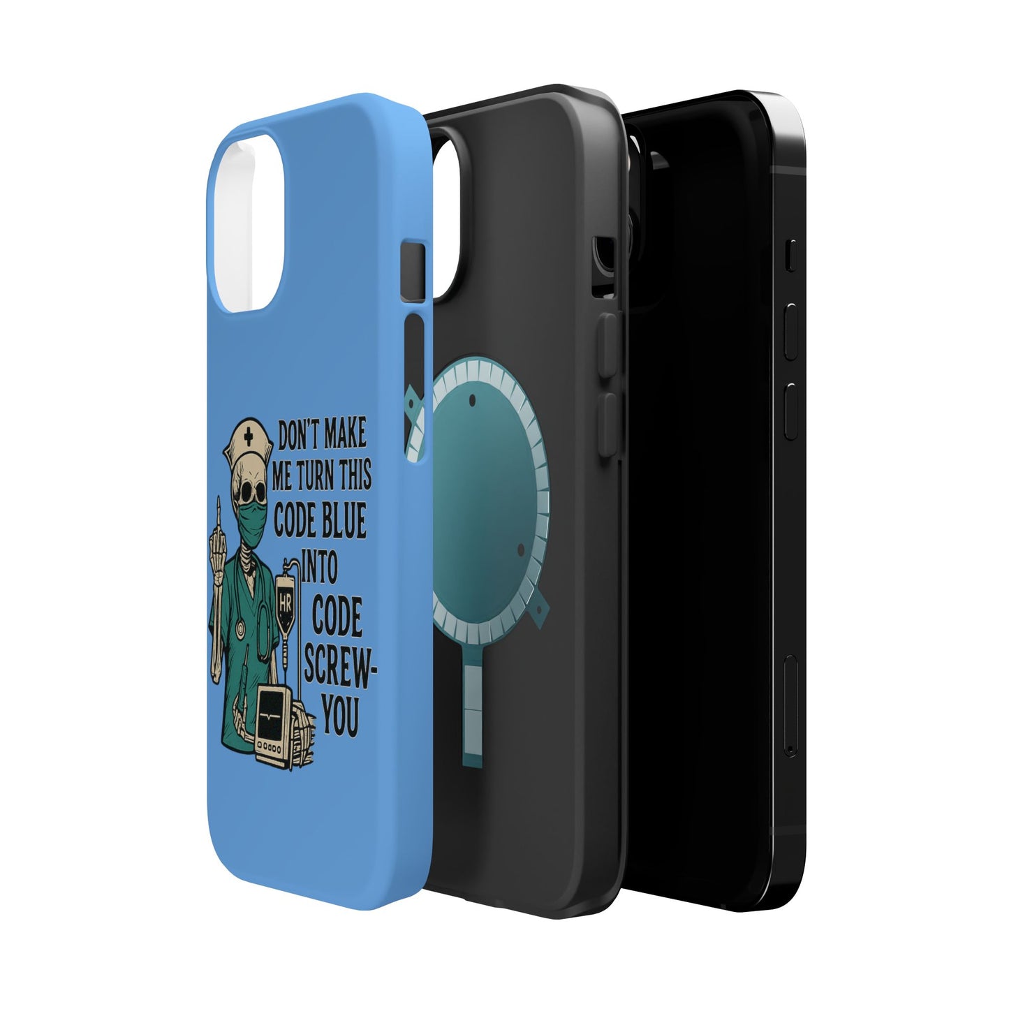 Magnetic Phone Cases with Medical Humor - Unique Gift for Nurses, Medical Professionals, Halloween, Birthday, Nursing School
